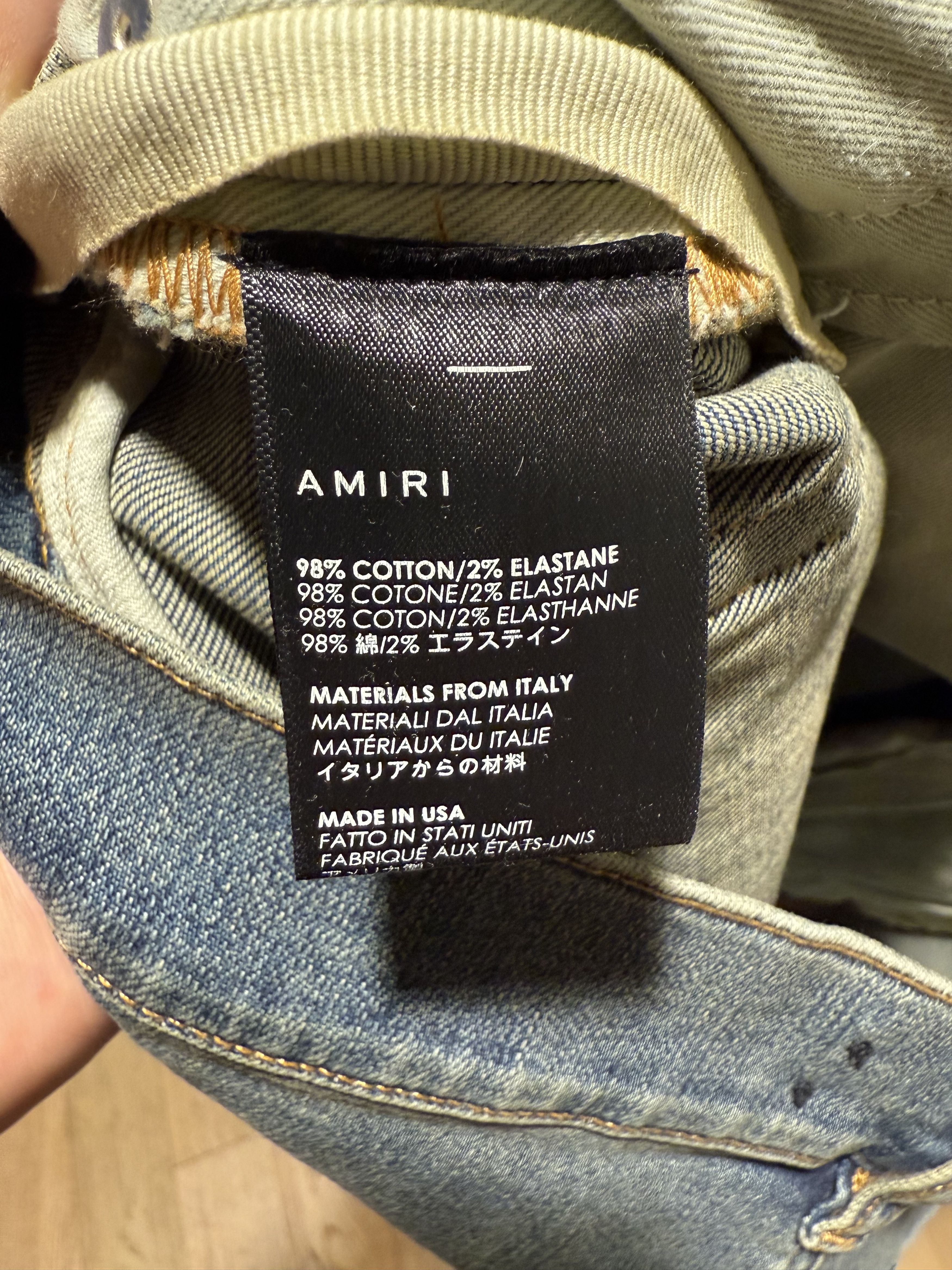 Amiri Amiri jeans - Blue Size US 36 / EU 52 - 4 Thumbnail