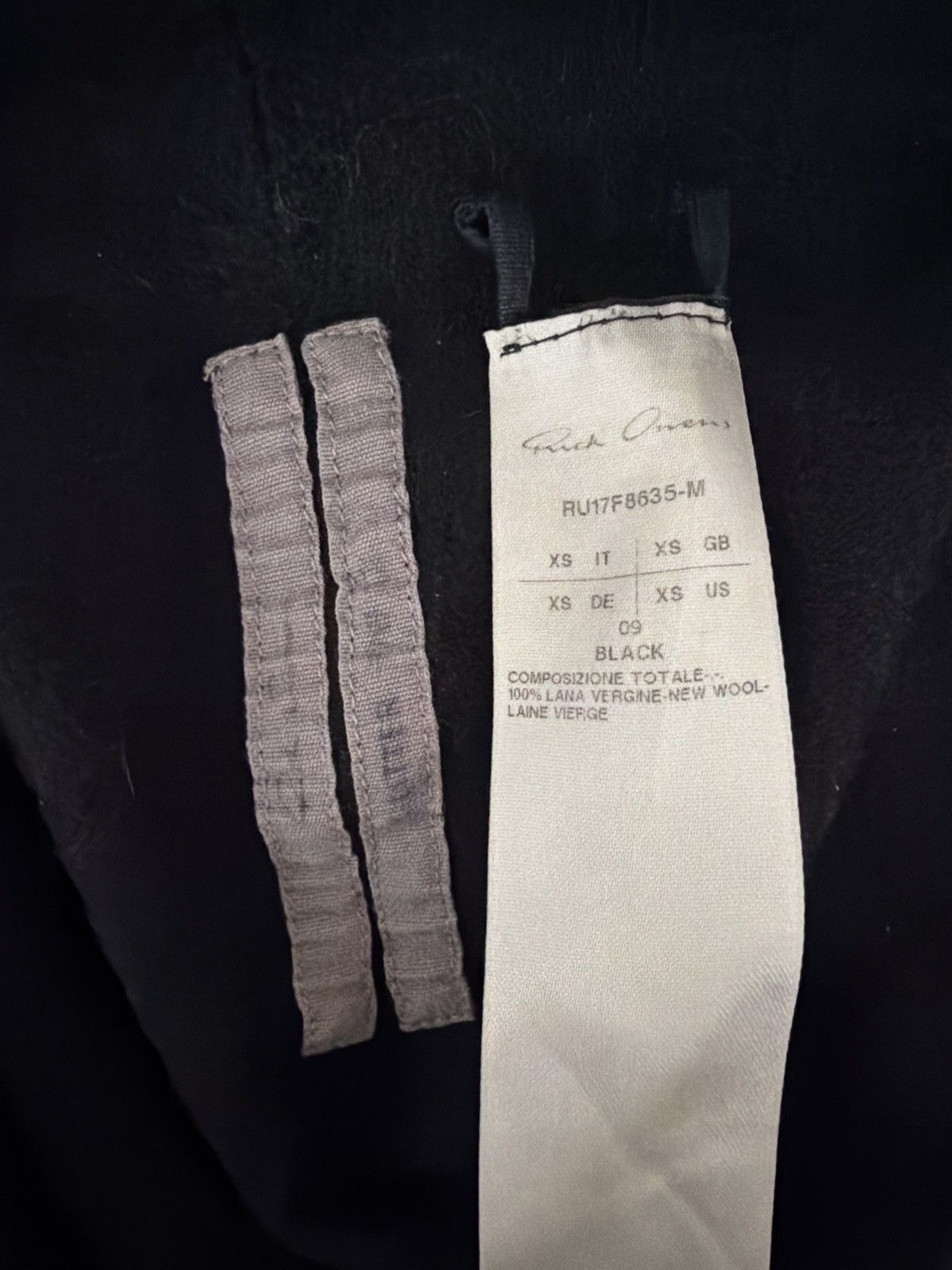Rick Owens Virgin wool joggers Size US 28 / EU 44 - 4 Thumbnail