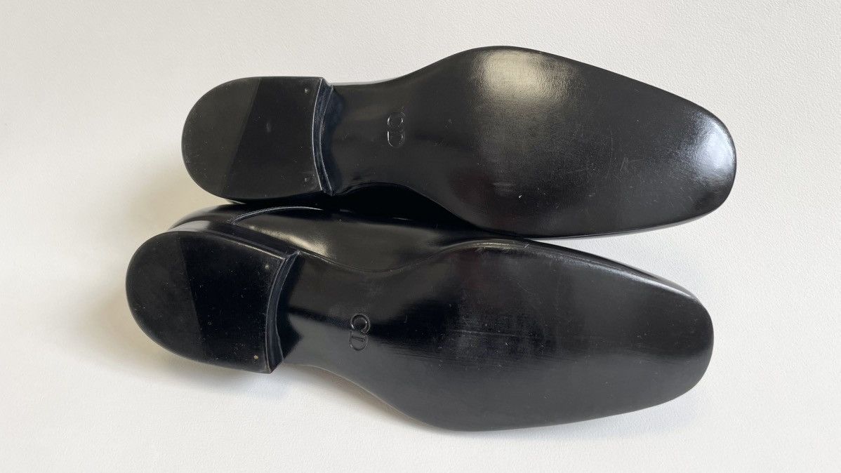 Dior Black Leather ‘Low Profile’ Derby Shoes Size US 8 / EU 41 - 20 Thumbnail