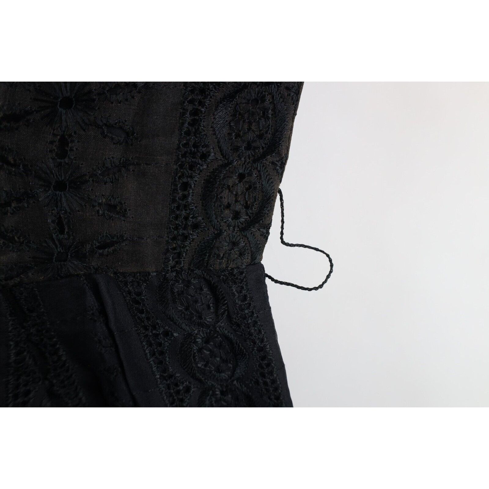 Vintage Vintage 50s 60s Rockabilly Distressed Lace Flower Dress Size XL / US 12-14 / IT 48-50 - 5 Thumbnail