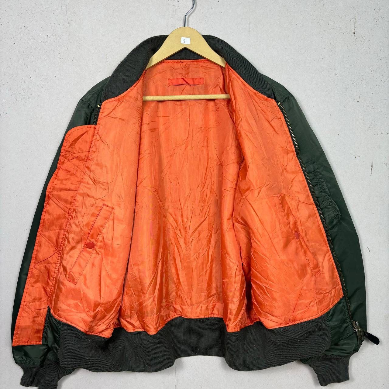 Other VTG MA-1 Flight Jacket Sage Green Bomber USAF Military Size US M / EU 48-50 / 2 - 4 Thumbnail