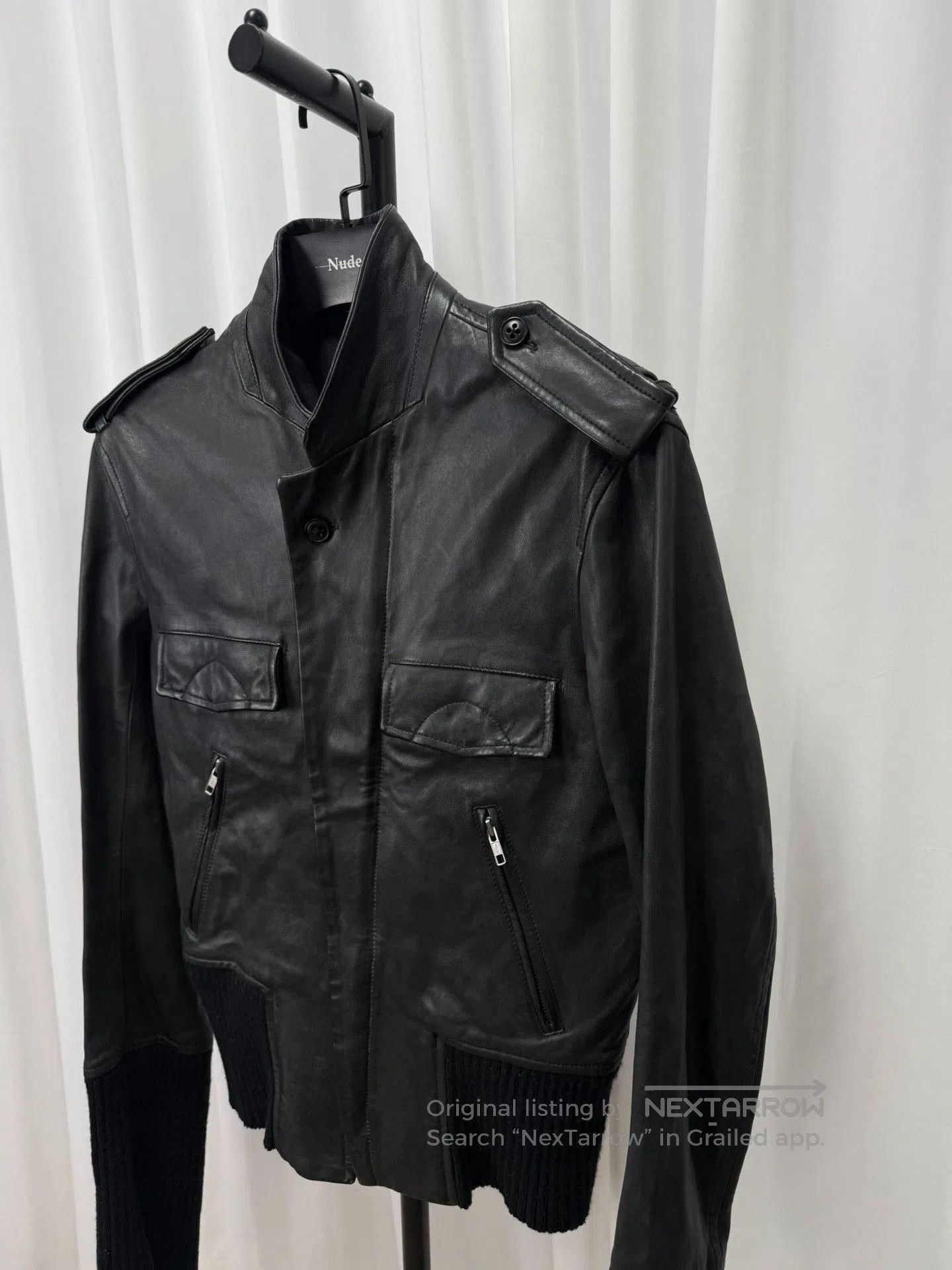 Ann Demeulemeester ann demeulemeester long leather jacket size S. Size US S / EU 44-46 / 1 - 3 Thumbnail