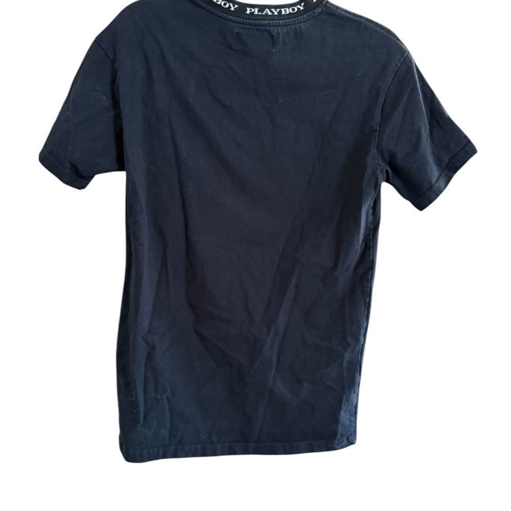 Pacsun PacSun Black Short Sleeve Tee with Playboy Logo Size US S / EU 44-46 / 1 - 9 Thumbnail