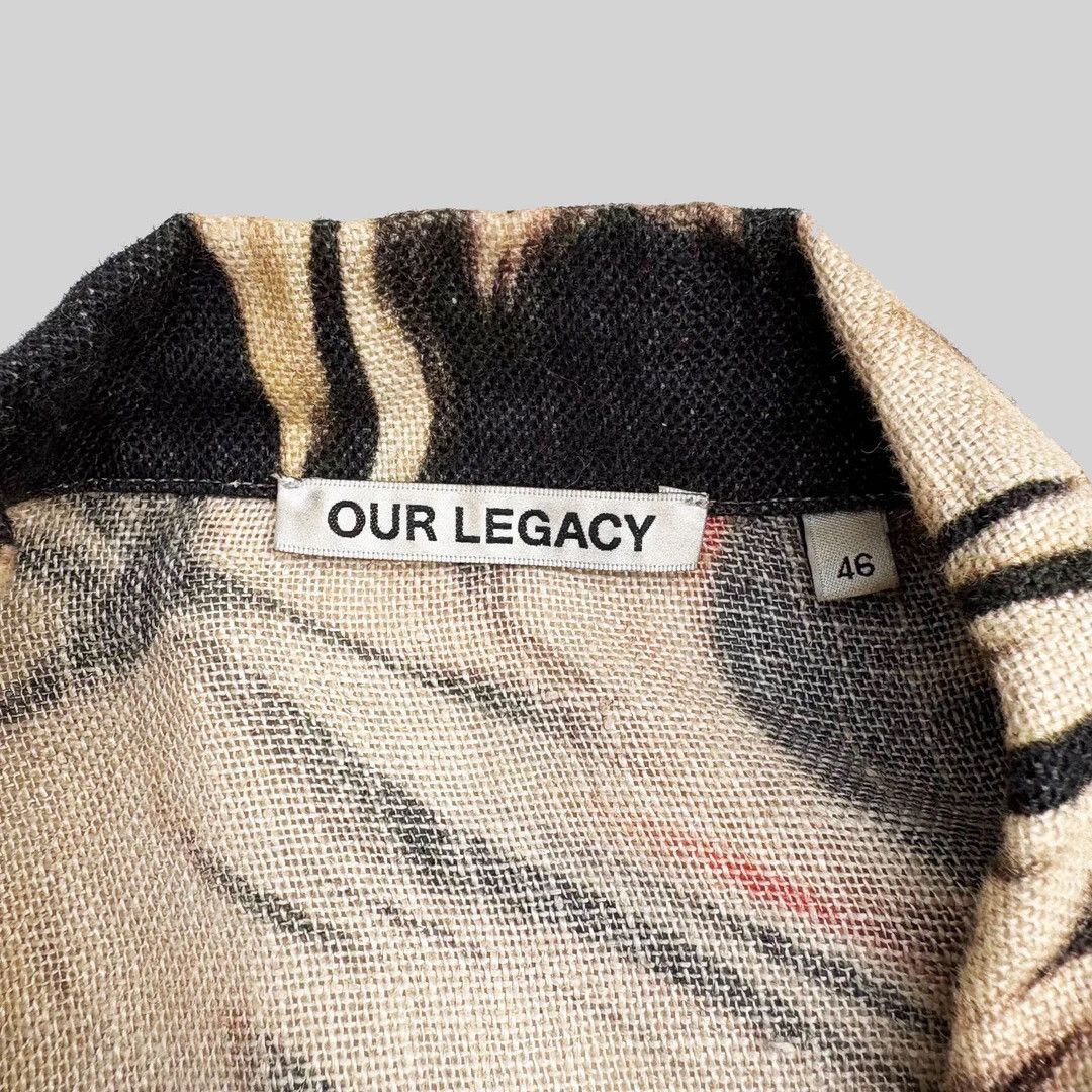 Our Legacy Our Legacy SS21 Woven Linen Pattern S/S Summer Shirt Size US M / EU 48-50 / 2 - 4 Thumbnail