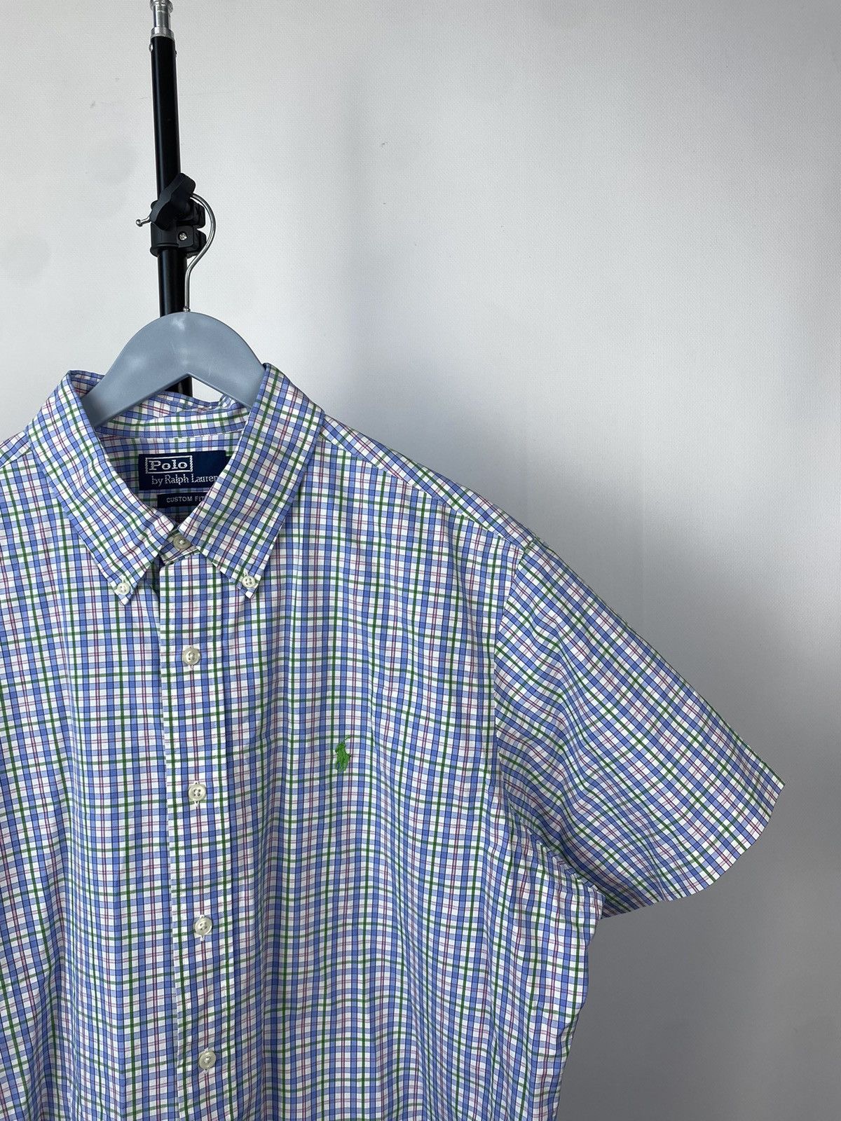 Polo Ralph Lauren × Ralph Lauren × Vintage 90s Vintage POLO RALPH LAUREN Short Sleeve Button Up Shirt Size US XL / EU 56 / 4 - 3 Thumbnail