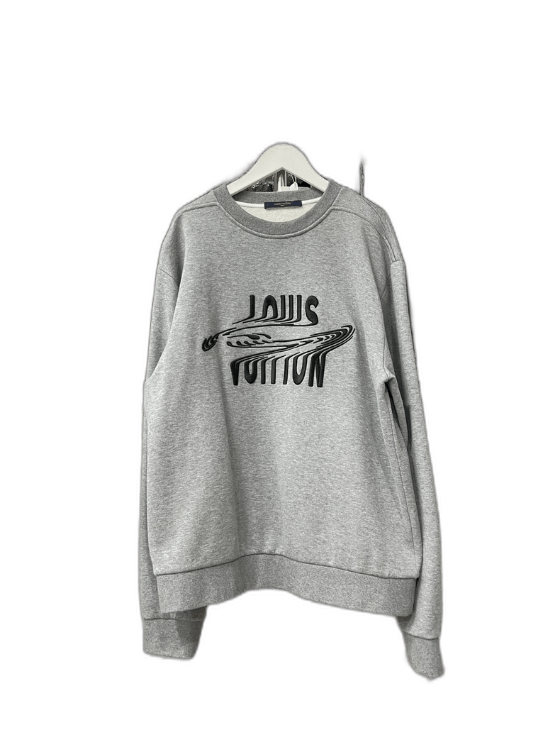 Louis Vuitton Louis Vuitton Embroidered Sweatshirt Grey Size US M / EU 48-50 / 2 - 1 Thumbnail