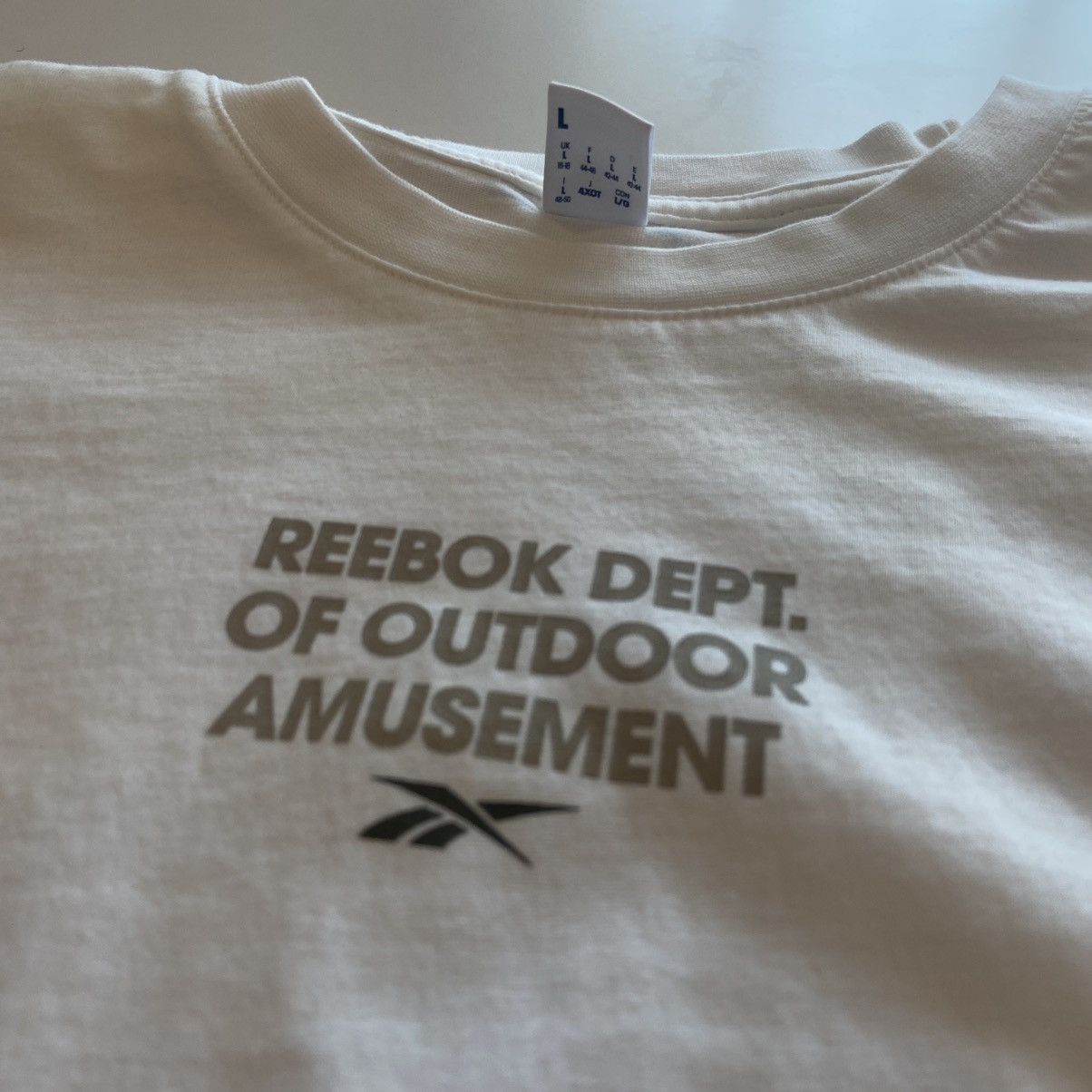 Reebok REEBOX BOXED CROPPED T-SHIRT Size L / US 10 / IT 46 - 3 Thumbnail