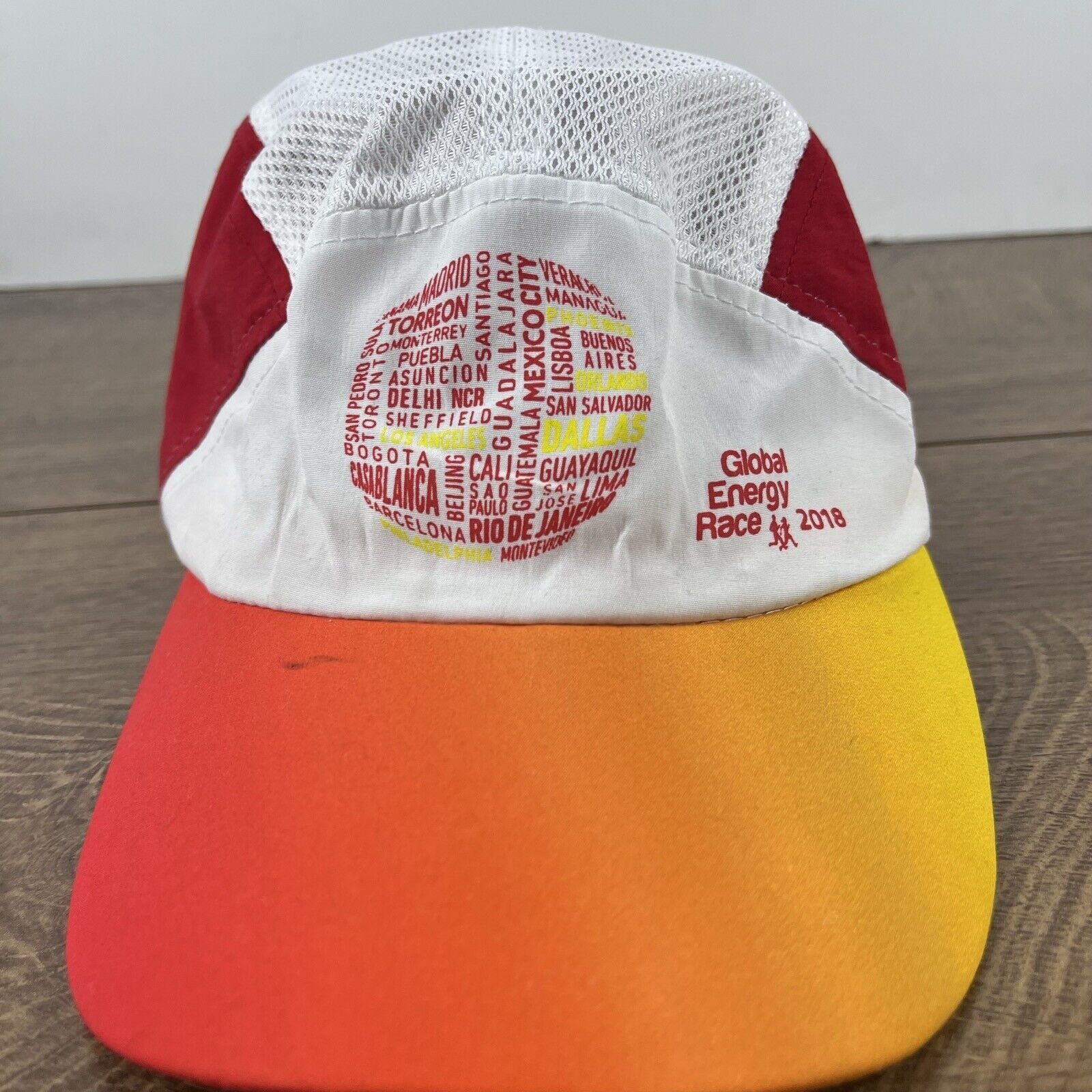 Other Bimbo Global Energy Race 2018 Hat White Cap Hat Adjustable H Size ONE SIZE - 5 Thumbnail