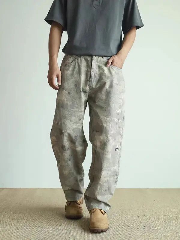 Japanese Brand Vintage Camouflage Loose Fit Workwear Casual Pants Size US 34 / EU 50 - 6 Thumbnail