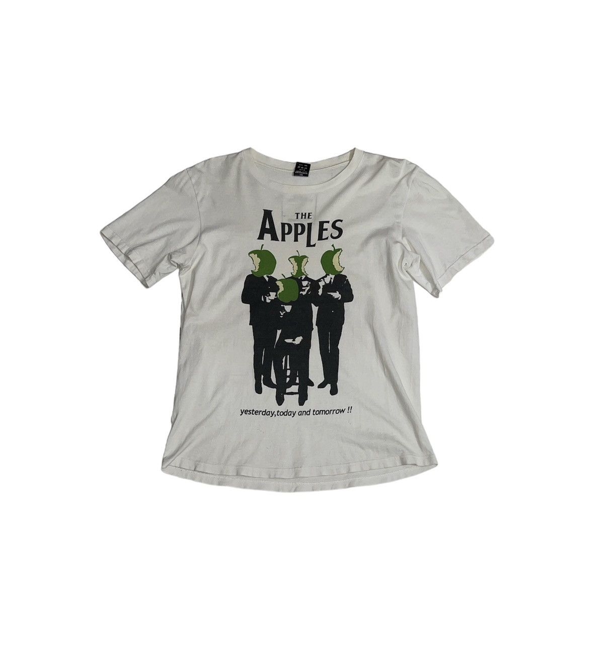 image of Number N Ine x Takahiromiyashita The Soloist Number Nine X Romp The Apples Tshirt in Warm White (Si