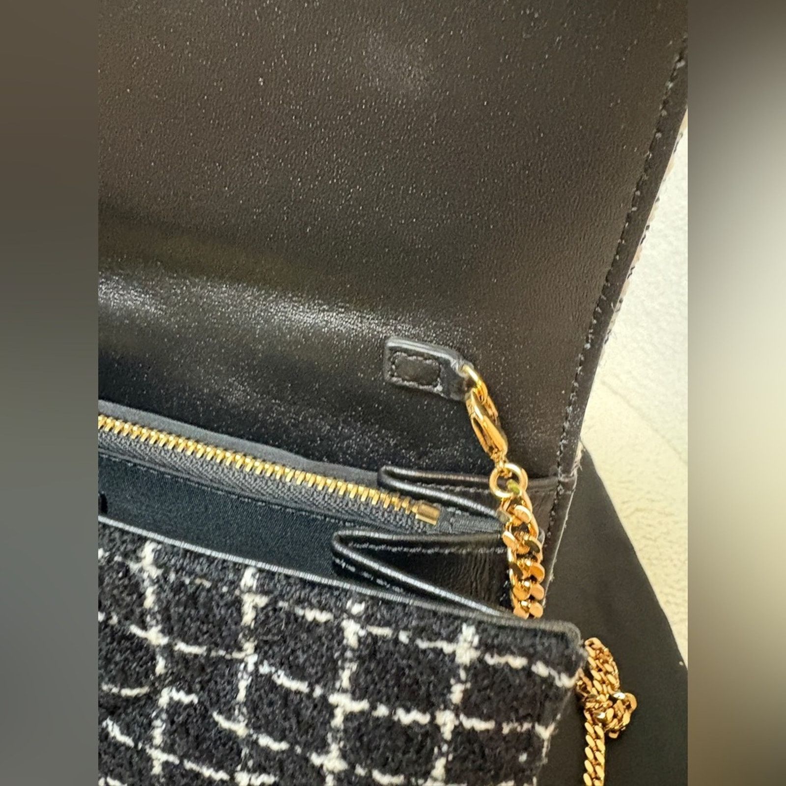 Versace Versace Medusa Black and White Checkered Women's Bag NWT Size ONE SIZE - 6 Thumbnail
