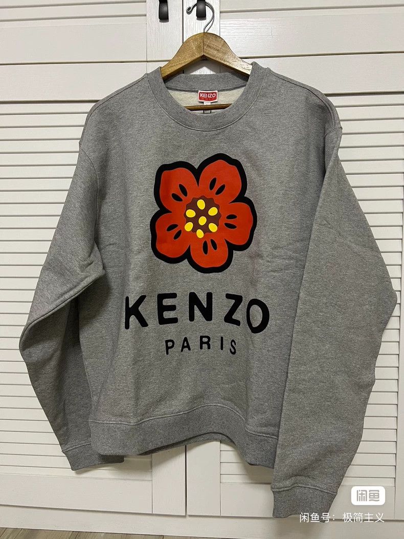 Kenzo KENZO Haitang flower printed loose round neck sweater Size US L / EU 52-54 / 3 - 1 Thumbnail