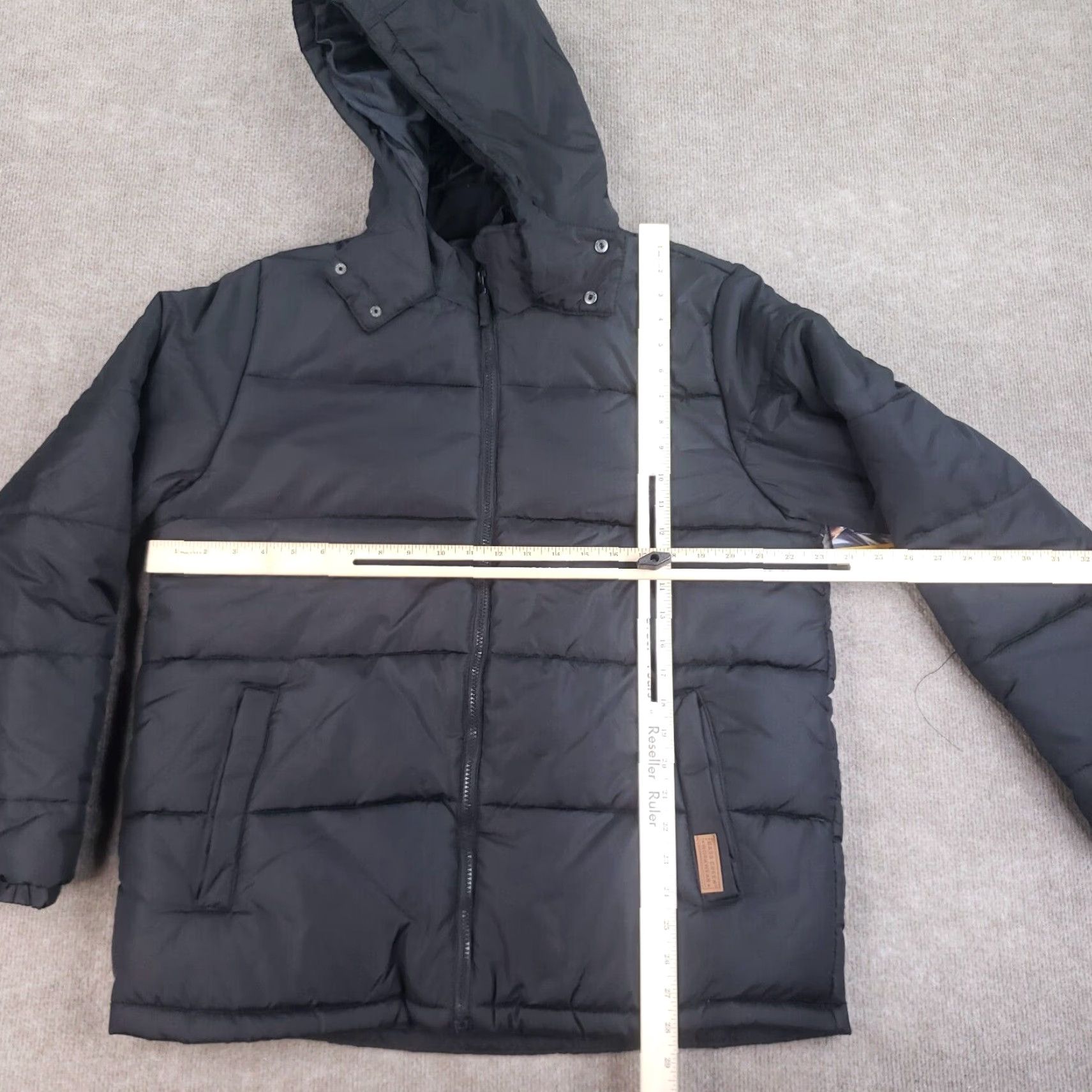 Vintage Bass Creek Outfitters Mens Puffer Jacket Medium Black Extra Large XL Full Zip Size US M / EU 48-50 / 2 - 2 Thumbnail