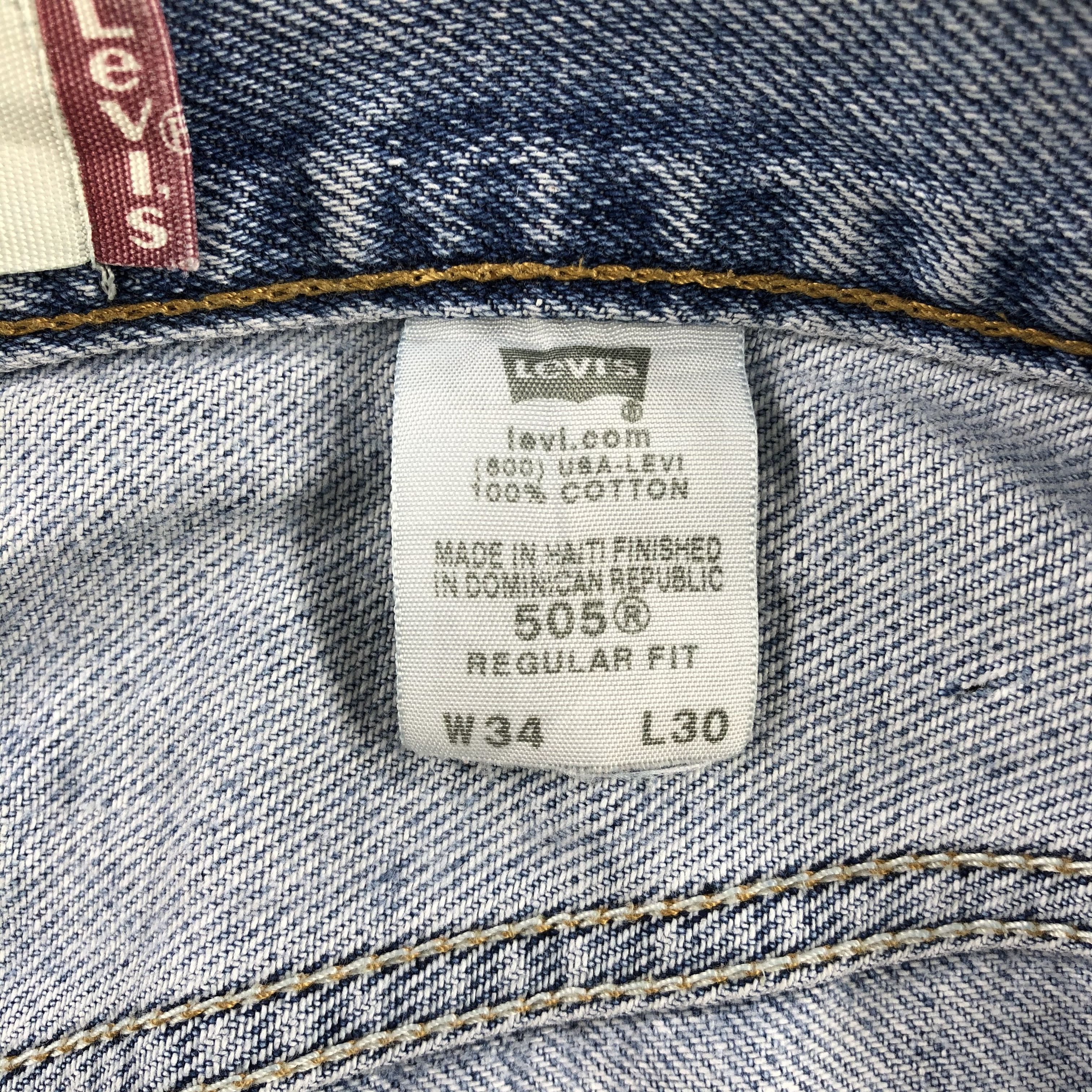 Levi's × Vintage Vintage Light Wash Levis 505 Jeans-JM2553 Size US 34 / EU 50 - 15 Thumbnail