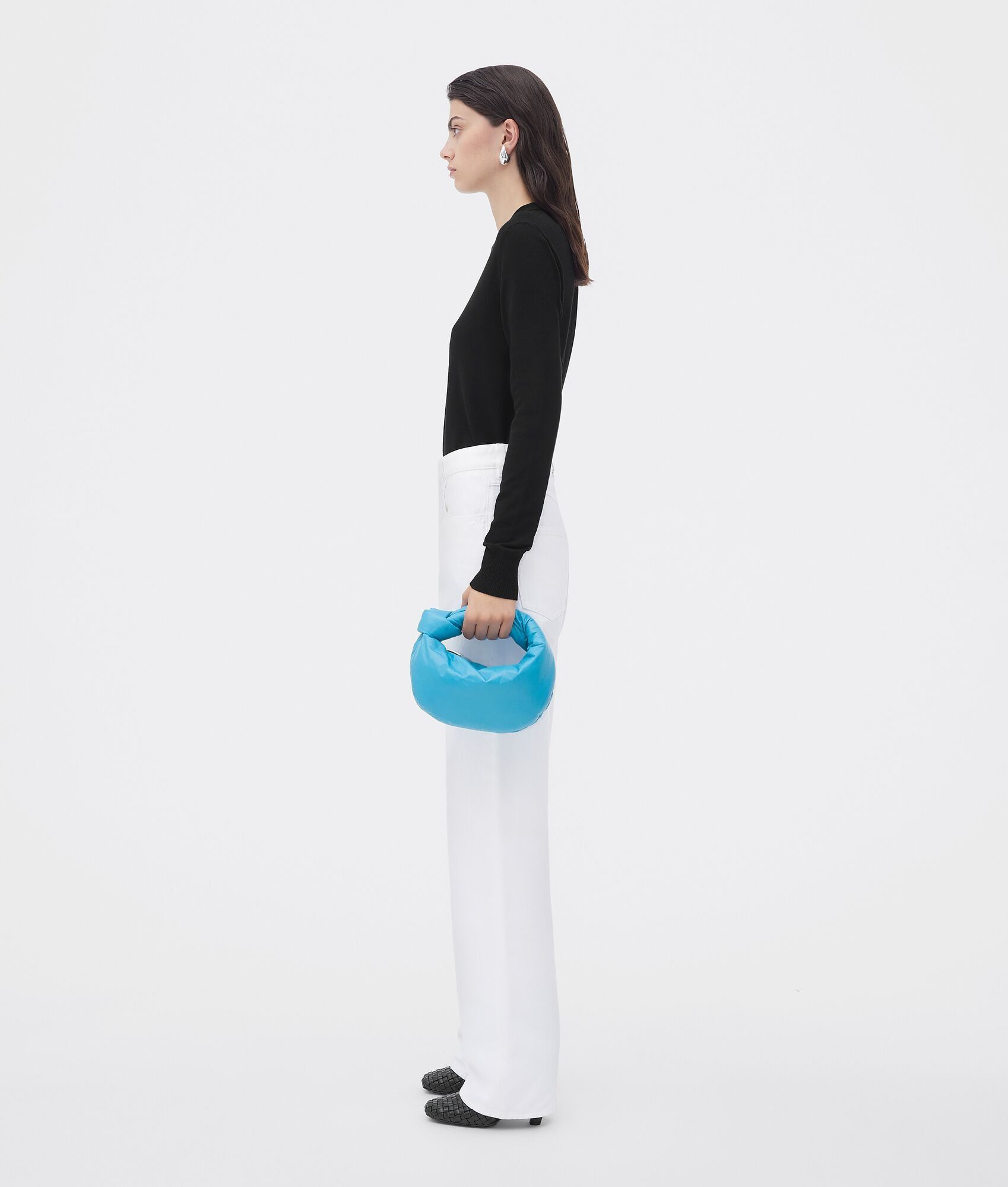 Bottega Veneta o1n1vont0725 Size: OS / Mini Jodie Bag in Blue Size ONE SIZE - 4 Thumbnail
