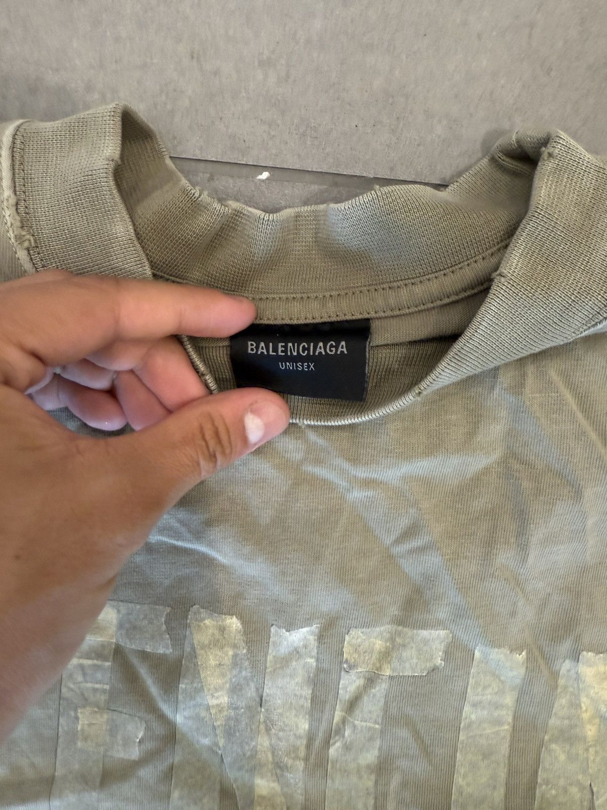 Balenciaga Balenciaga Tape Type T shirt Size US XS / EU 42 / 0 - 5 Thumbnail