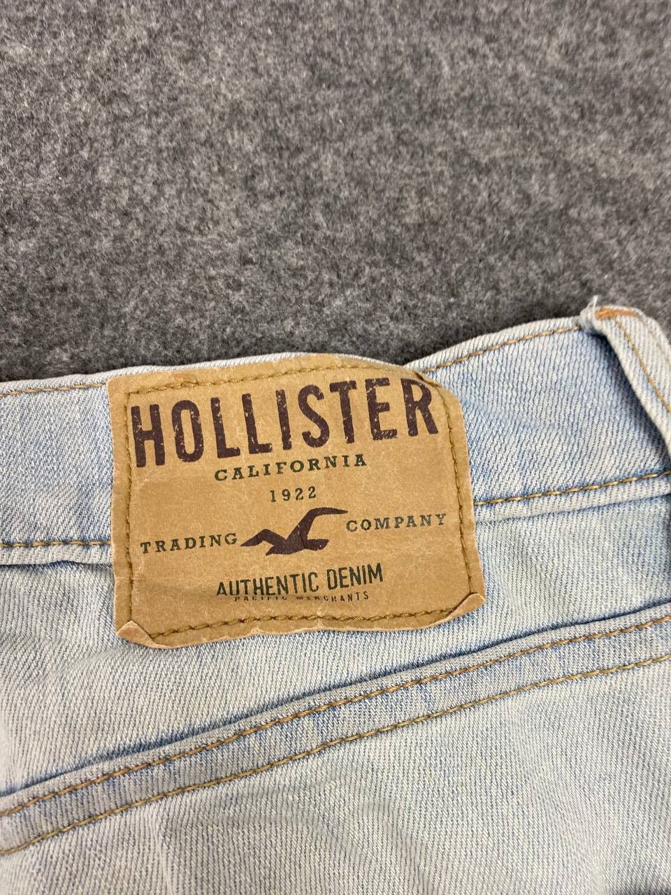 Hollister hollister skinny jeans distressed damage denim Size US 33 - 4 Thumbnail
