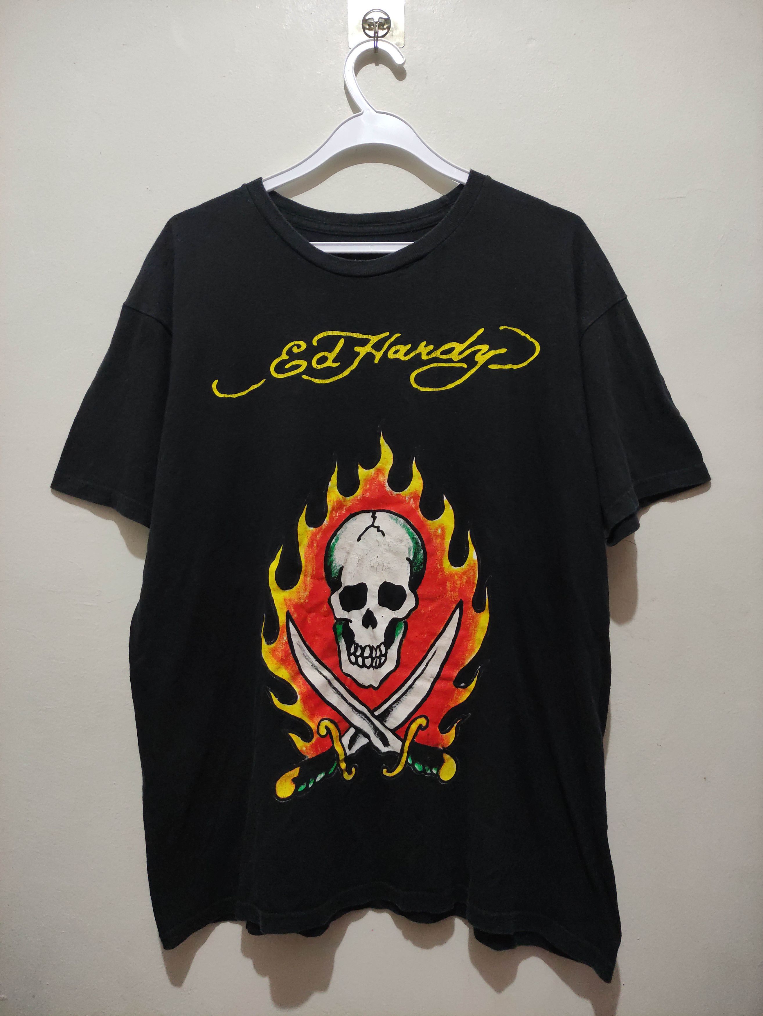 Ed Hardy Ed Hardy by Christian Audigier T-Shirt Skulls Logo Size US L / EU 52-54 / 3 - 1 Thumbnail
