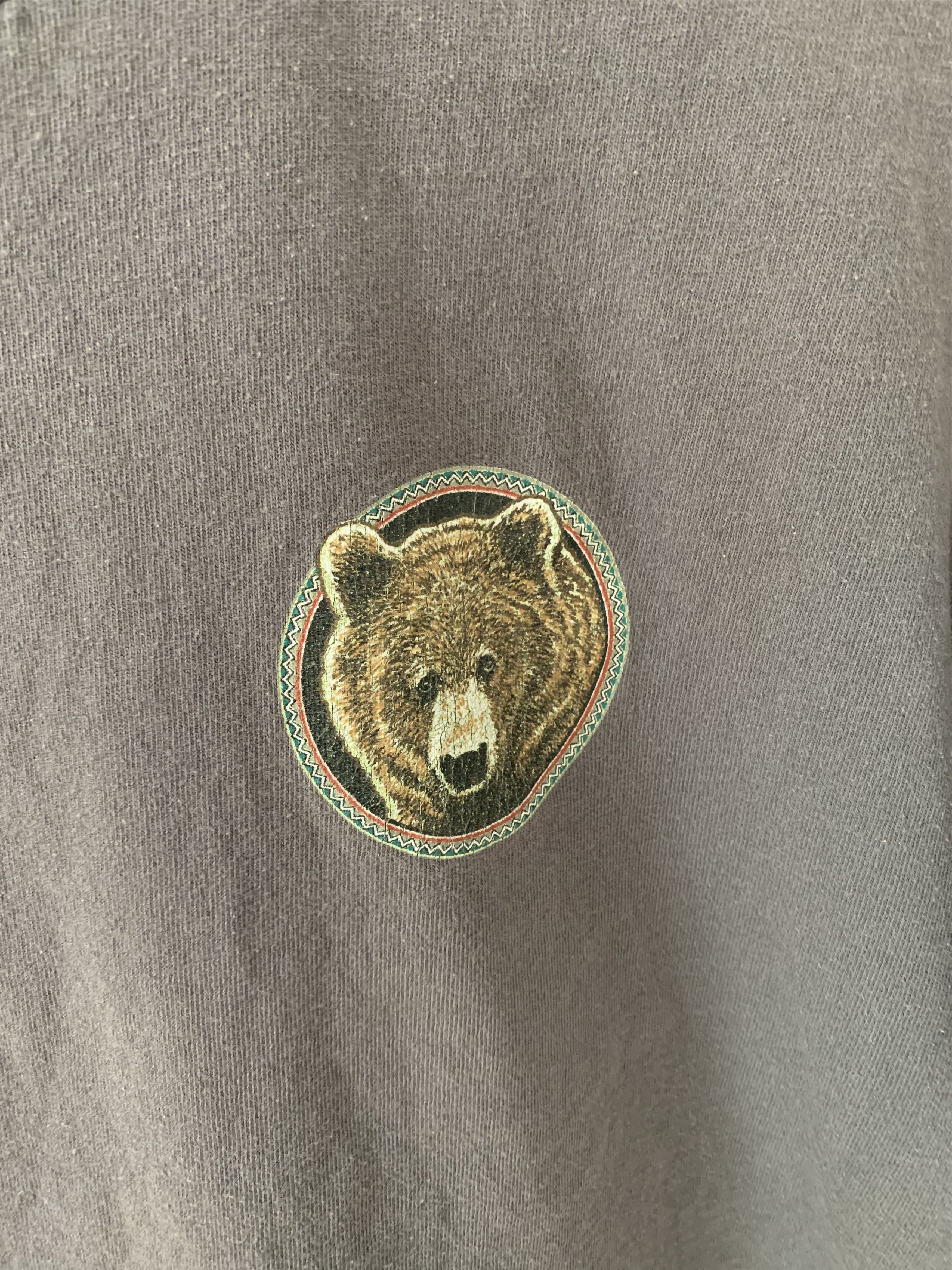Vintage Vintage Discovery Channel Grizzly Bear tee t shirt Size US M / EU 48-50 / 2 - 2 Thumbnail