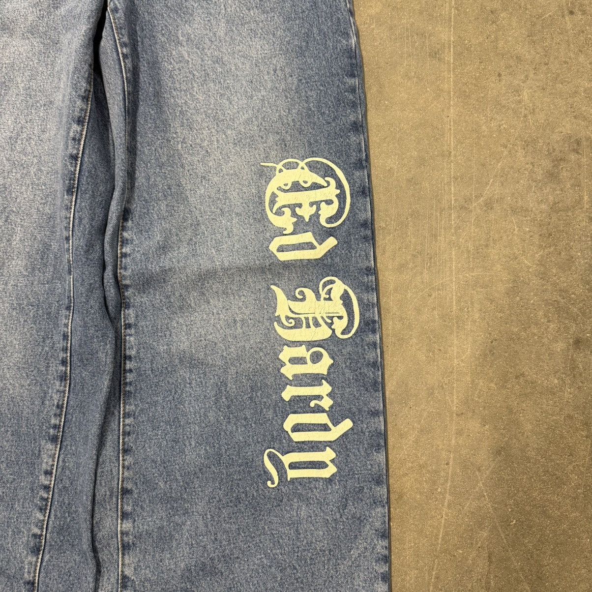Ed Hardy Y2K Ed Hardy Wide Leg Baggy Jeans 30x30 Buckle Back Size US 30 / EU 46 - 4 Thumbnail