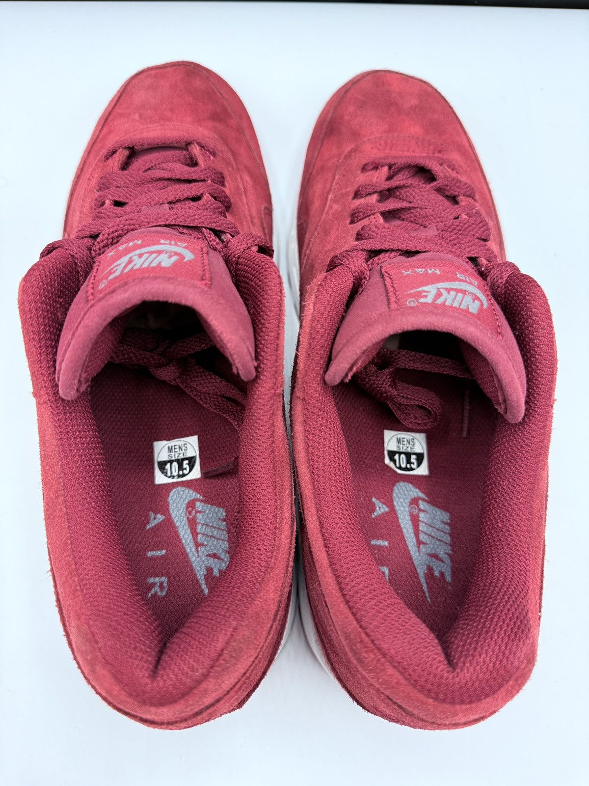 Nike Nike Air Max 1 Premium Jewel Team Red Size 10.5 918354-600 Size US 10.5 / EU 43-44 - 3 Thumbnail