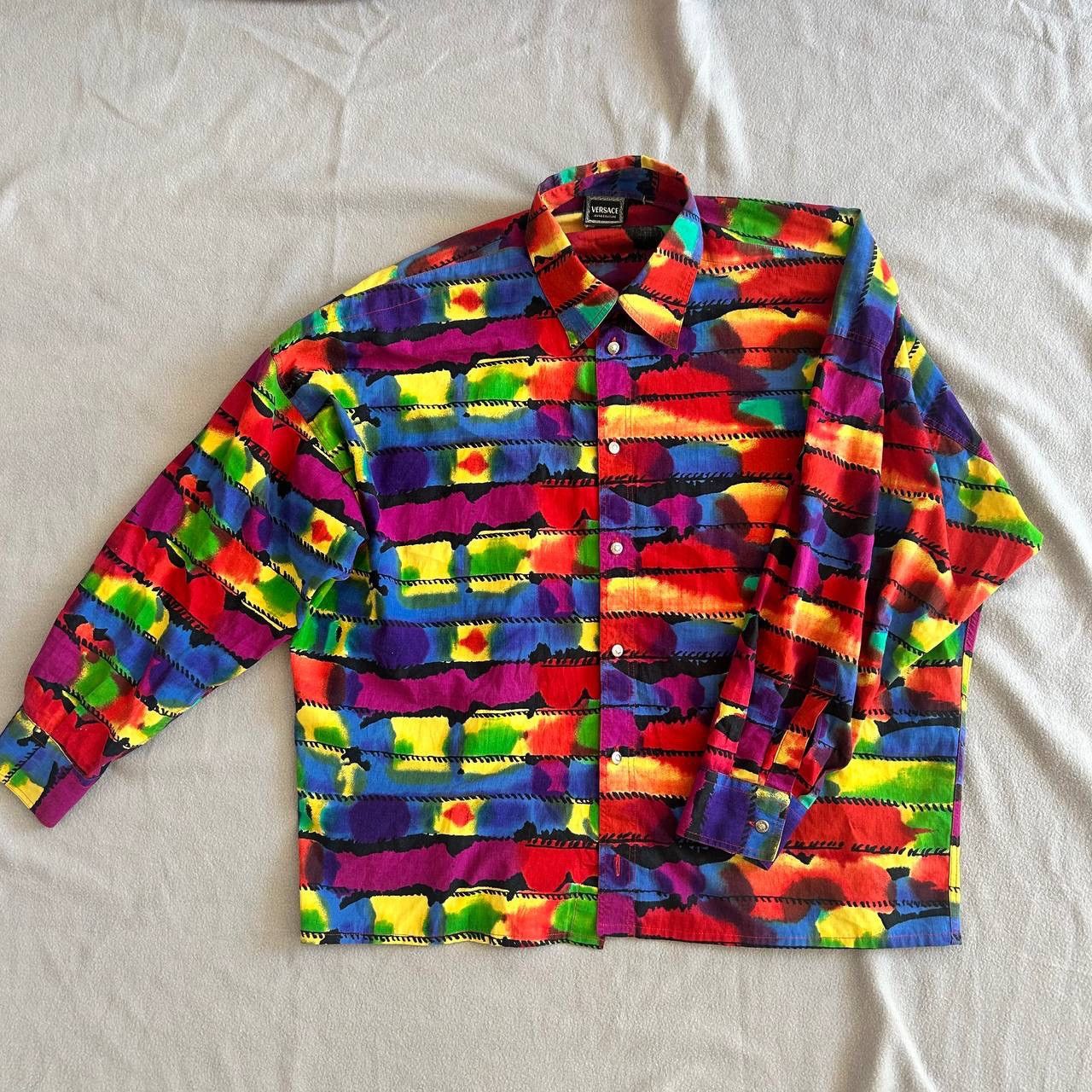 Vintage Versace Jeans Couture Multicolor Shirt