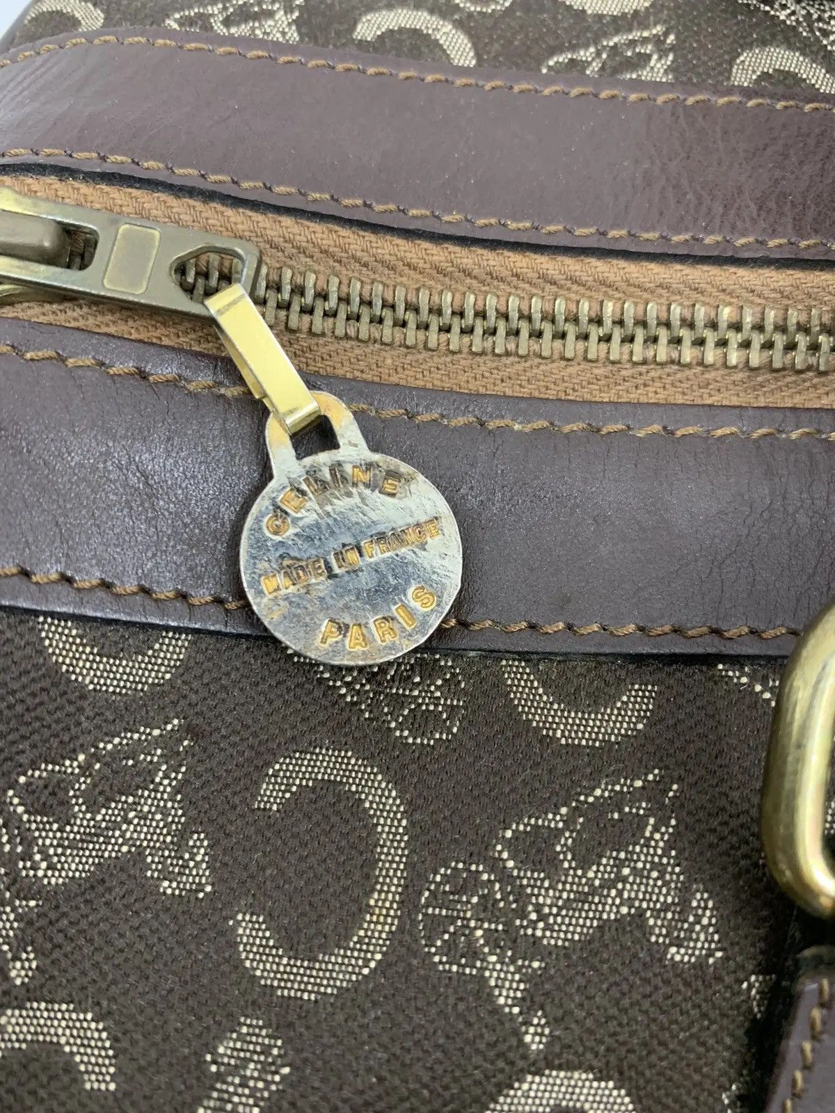 Celine Vintage Celine Monogram Handbag Size ONE SIZE - 4 Thumbnail