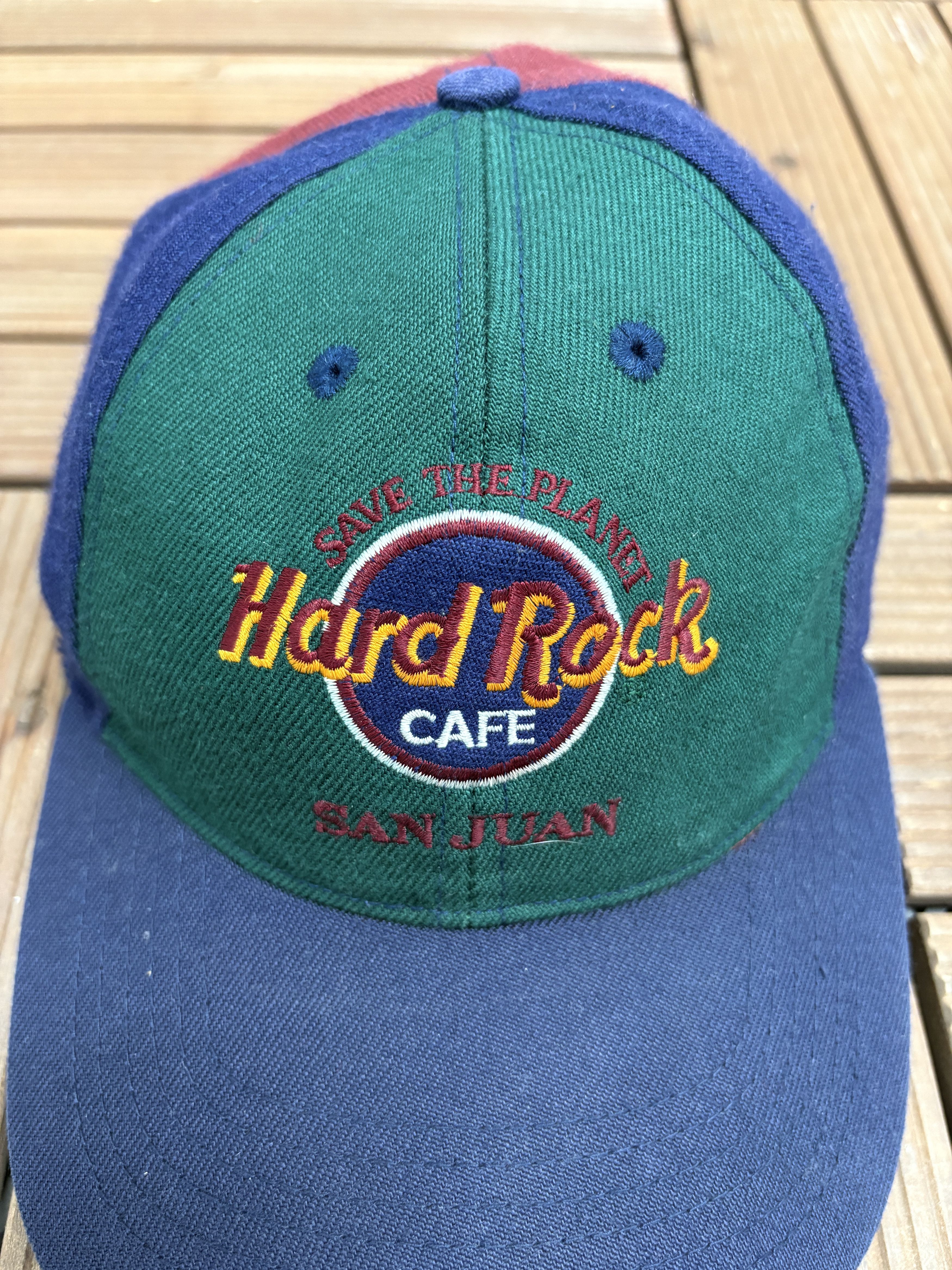 Vintage Hard Rock Cafe San Juan Vintage Snap Back Hat Cap Size ONE SIZE - 3 Thumbnail