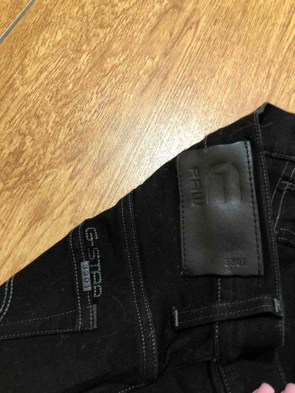 G-Star G-STAR 3301 Super Slim Jeans Stretch Button Fly Denim Black Size US 38 / EU 54 - 13 Thumbnail