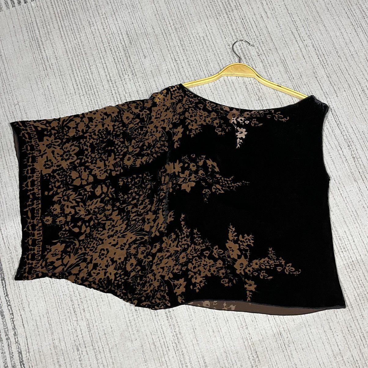 Japanese Brand × Le Grande Bleu (L.G.B.) × Morgan Homme Vintage Morgan De Toi Velvet Tank top Size S / US 4 / IT 40 - 3 Thumbnail