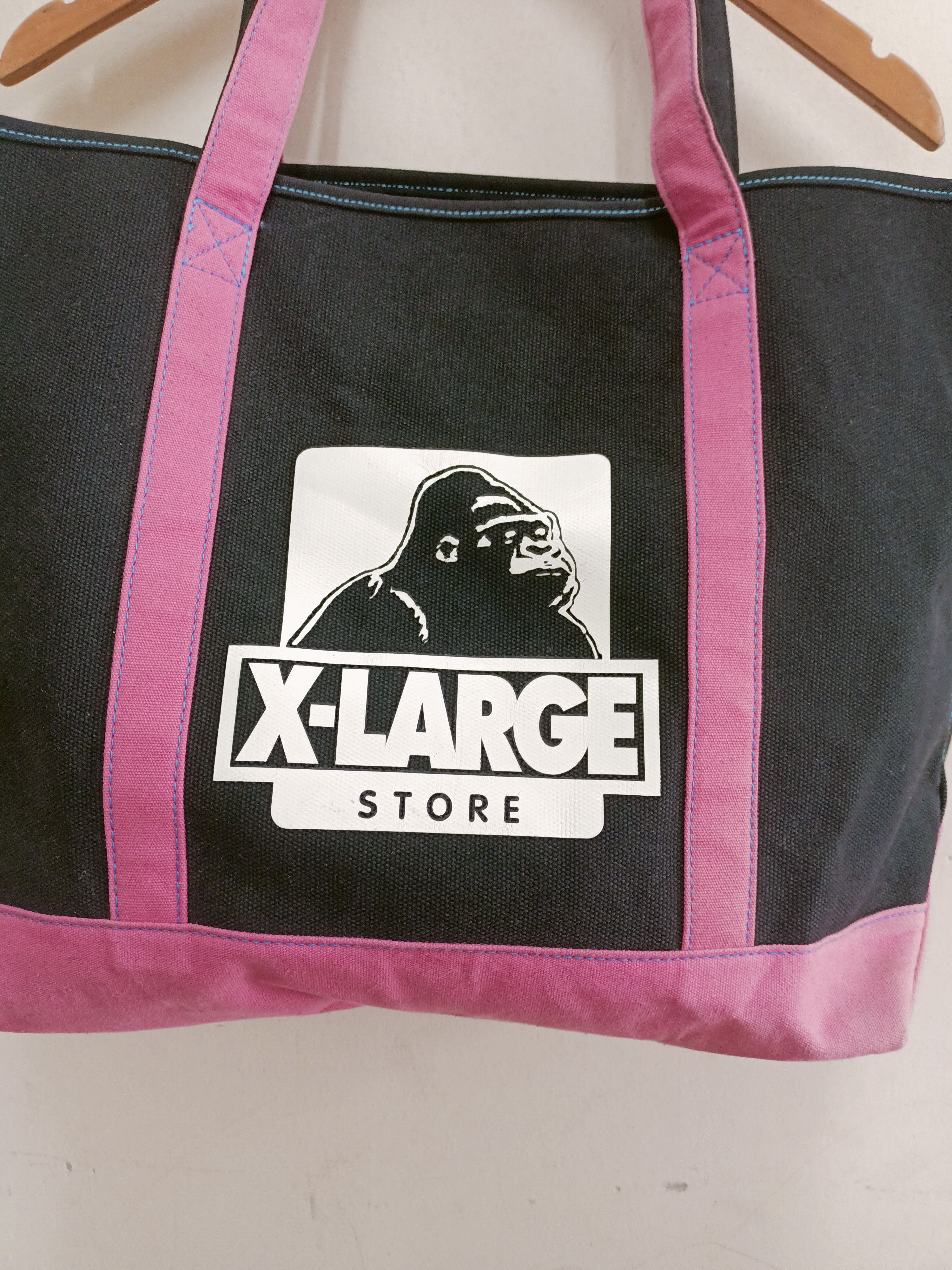 Japanese Brand X-Large Store hard canvas tote bag Size ONE SIZE - 2 Thumbnail