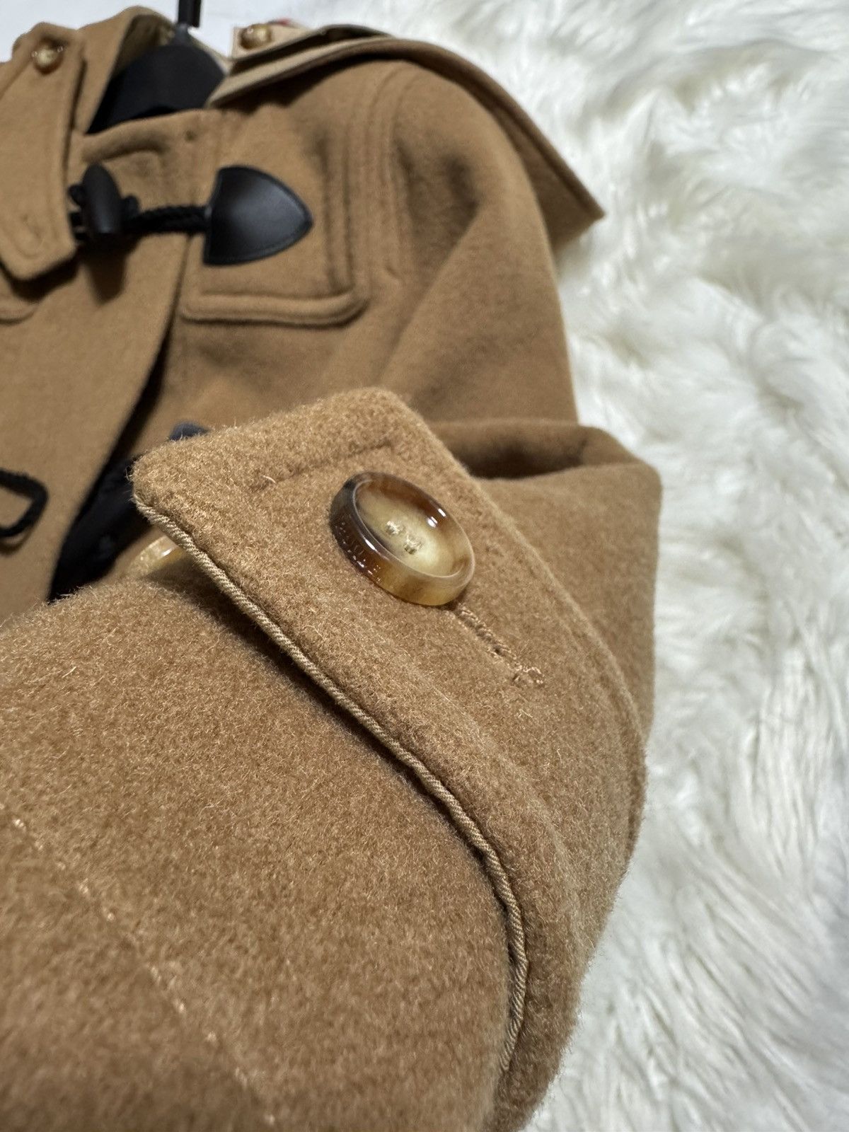 Burberry Burberry , leather trimmed, hooded, duffle coat Size XS / US 0-2 / IT 36-38 - 17 Thumbnail
