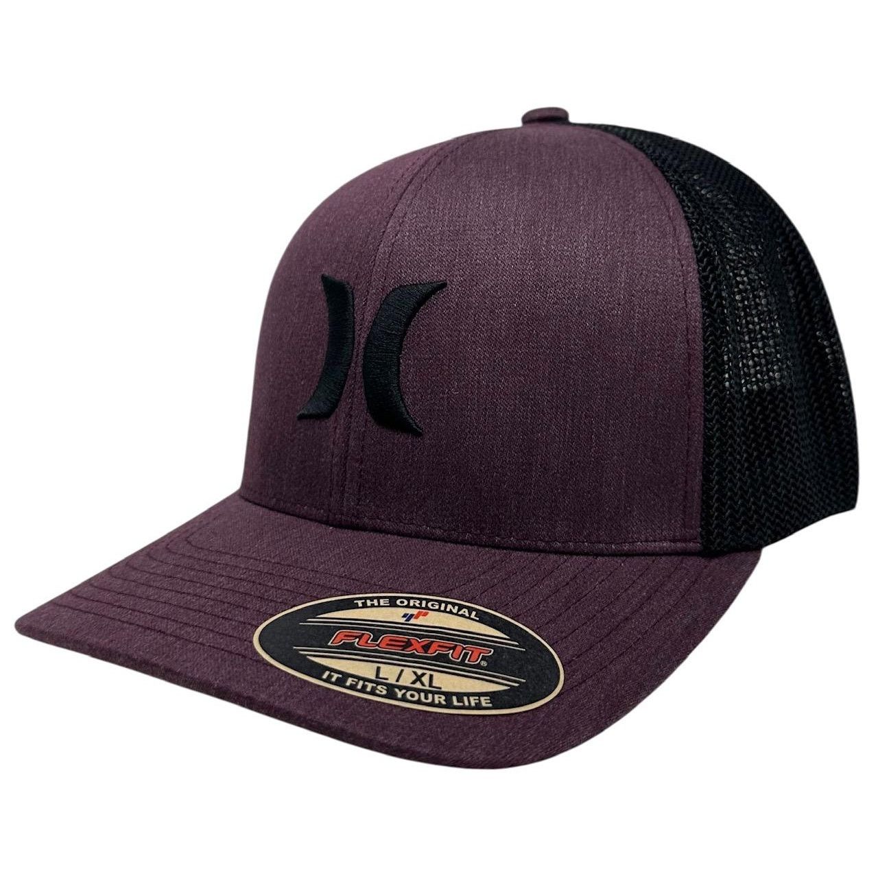Hurley Hurley Hat Icon Textures Stretch Flex Trucker Cap in L/XL Size ONE SIZE - 1 Thumbnail