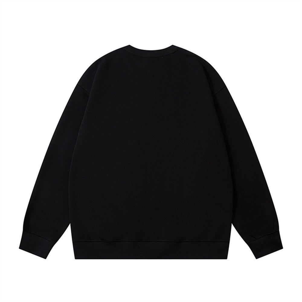 Vintage Men's loose casual cartoon kitten embroidered sweatshirt Size US M / EU 48-50 / 2 - 2 Thumbnail