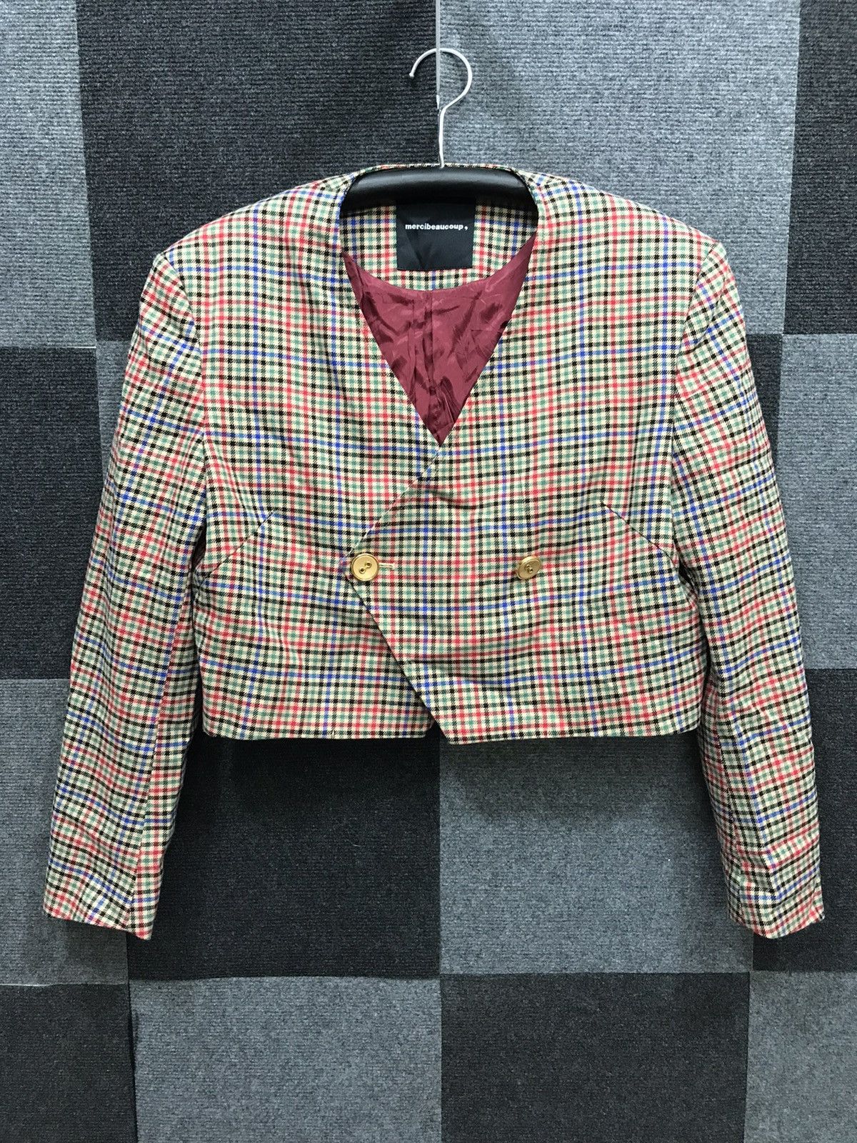 Designer mercibeaucoup XIssey Miyake Designer Cropped Blazer Size S / US 4 / IT 40 - 1 Thumbnail