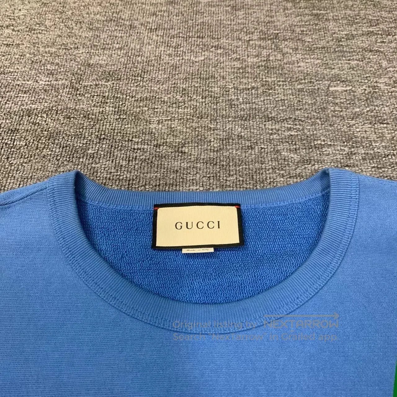 Gucci Gucci Blue Lightning Logo Hoodie Medium. Size US M / EU 48-50 / 2 - 7 Thumbnail