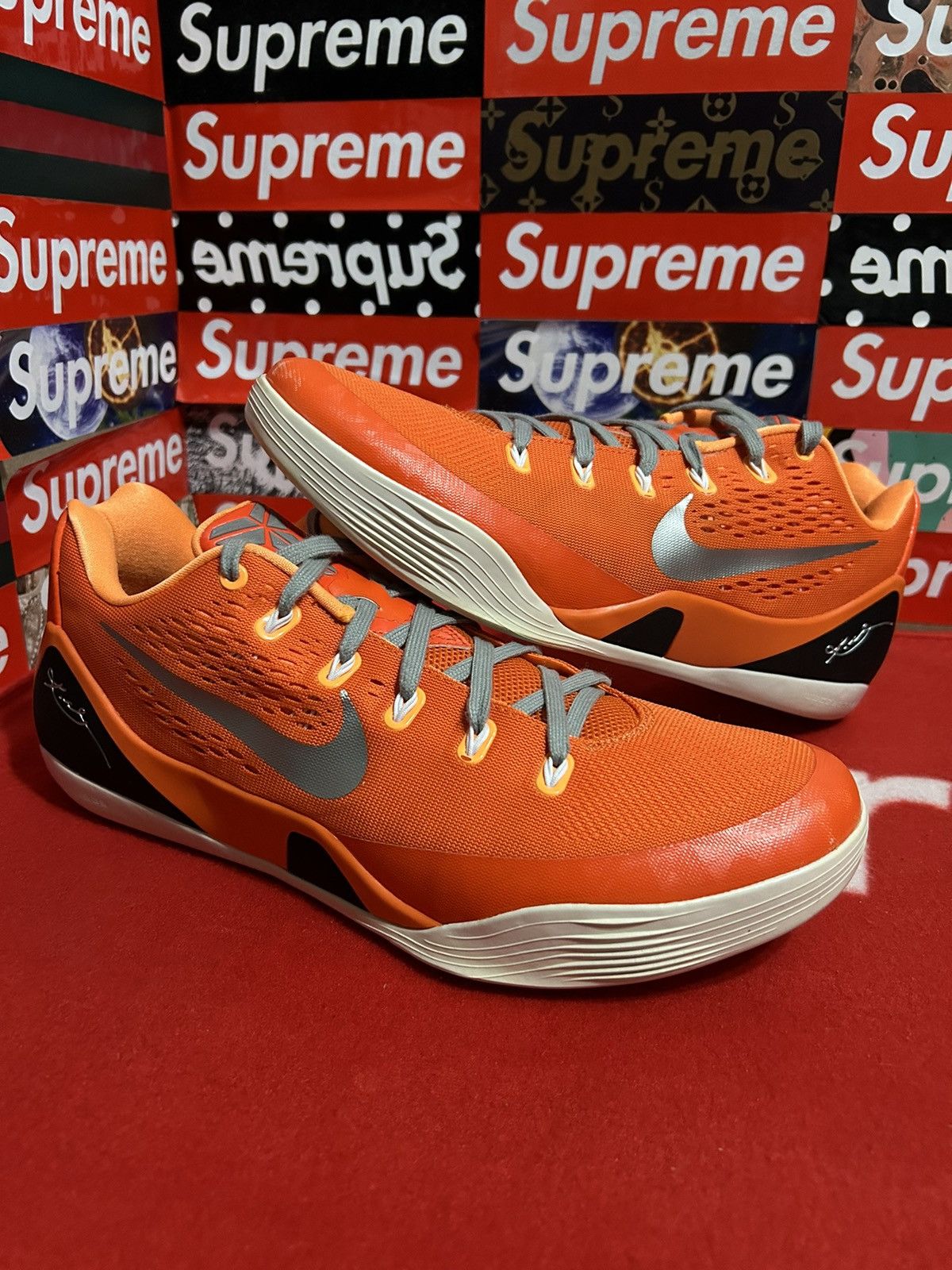 Nike Nike Kobe 9 EM TB “Orange Blaze” 685776-808 size 12.5 Size US 12.5 / EU 45-46 - 11 Thumbnail