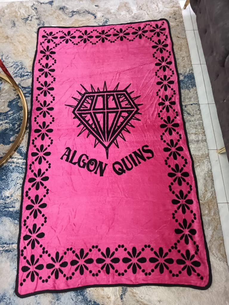 Vintage Algonquins fleece throw blanket Size ONE SIZE - 1 Thumbnail