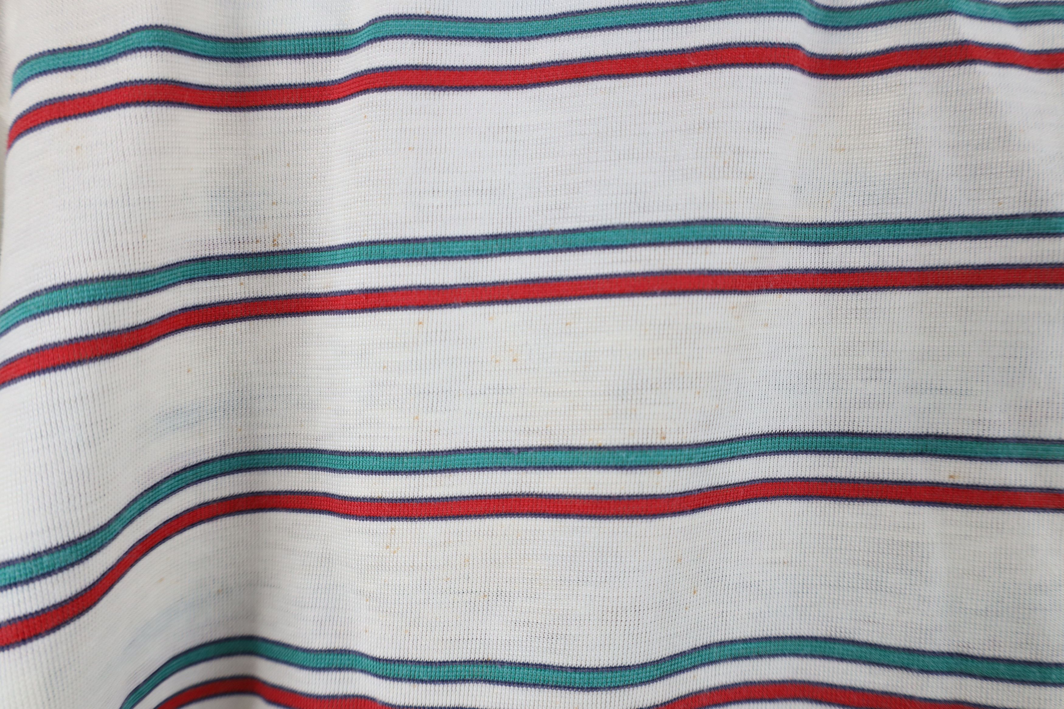 Vintage Vintage 70s 80s Streetwear Knit Striped Golf Polo Shirt Size US M / EU 48-50 / 2 - 13 Thumbnail