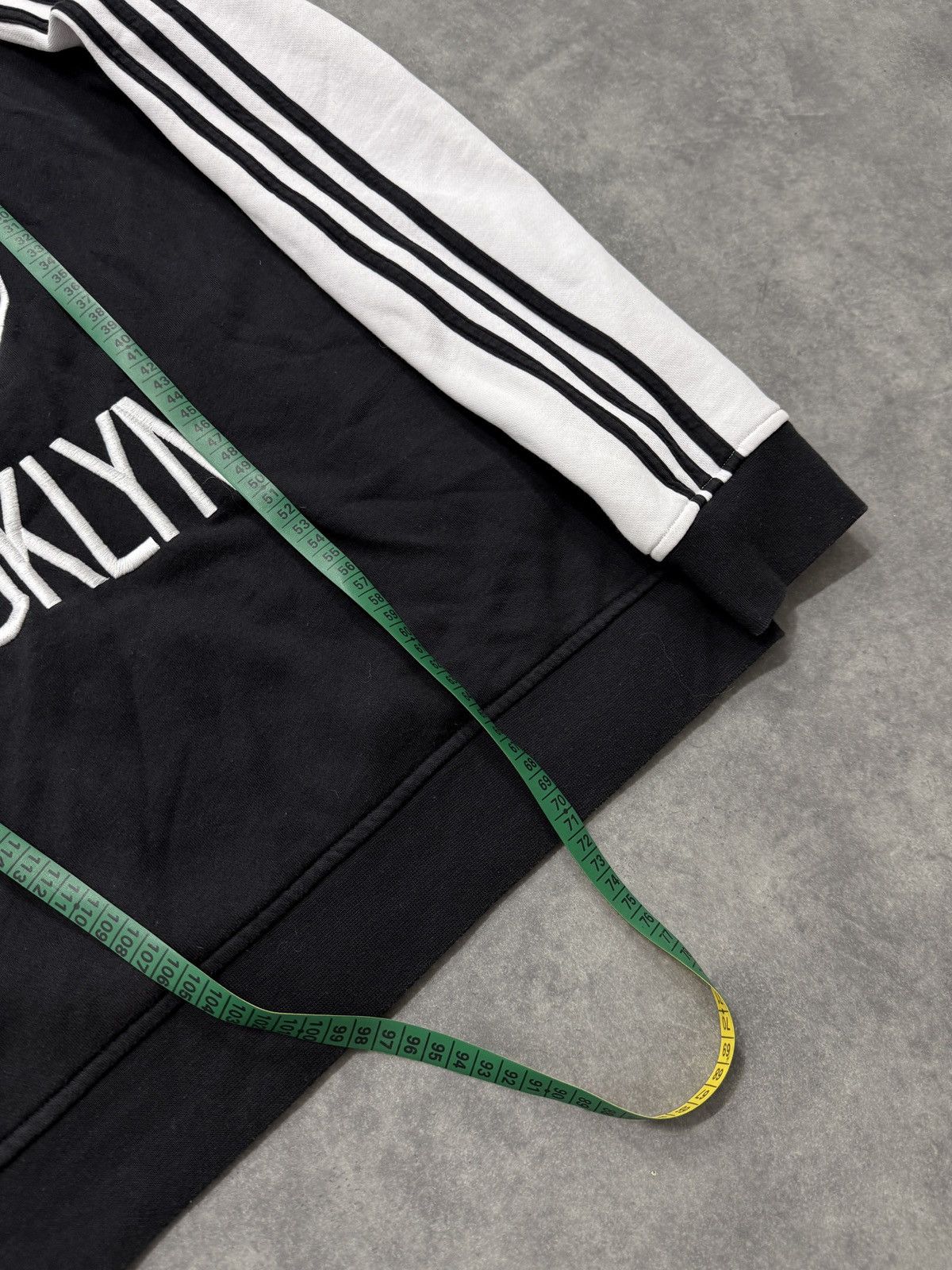 Adidas Adidas Brooklyn Nets black & white zip up hoodie #NBA Size US L / EU 52-54 / 3 - 8 Thumbnail