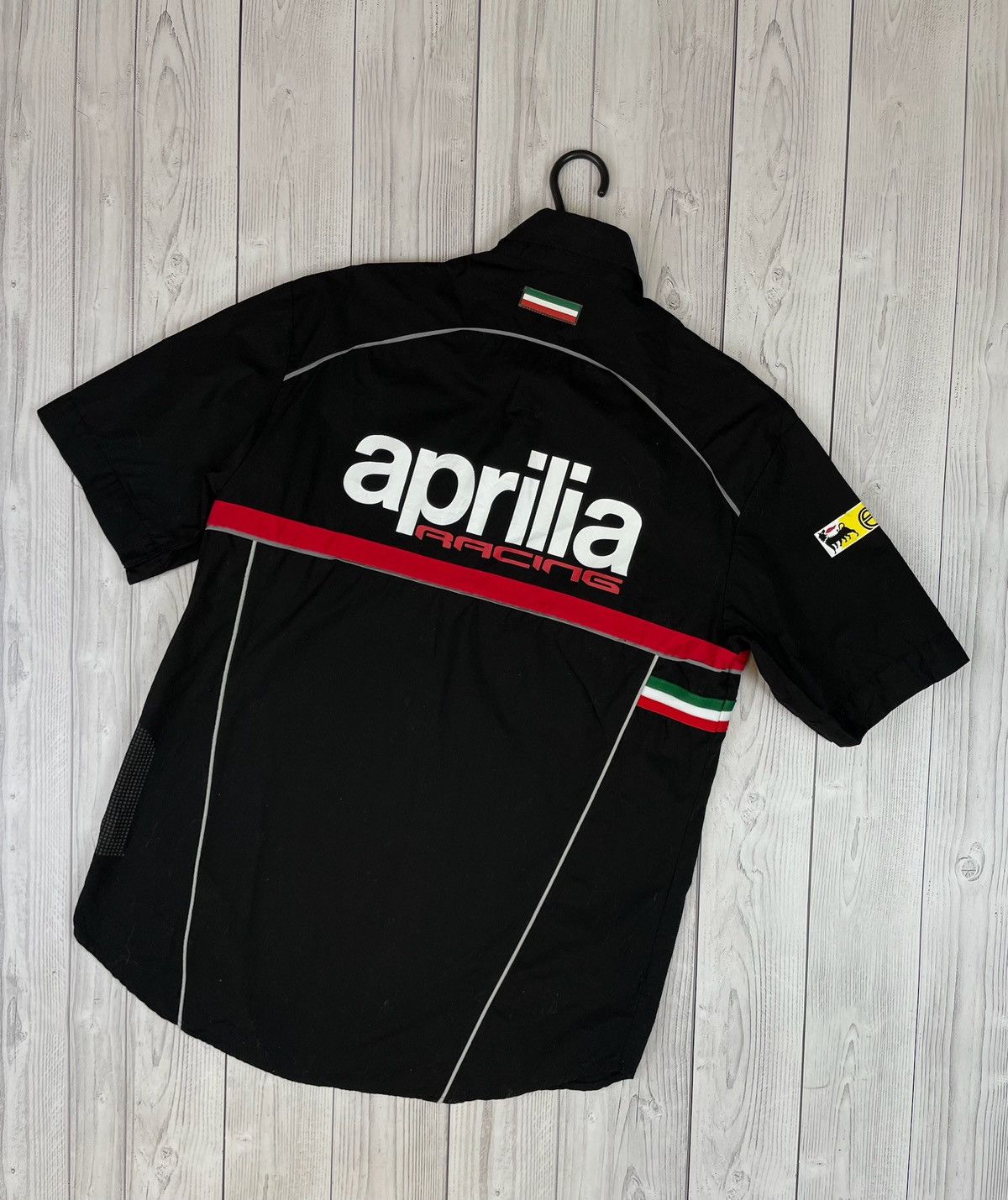 Vintage Vintage aprilia racing shirt size M rare black Size US M / EU 48-50 / 2 - 1 Thumbnail