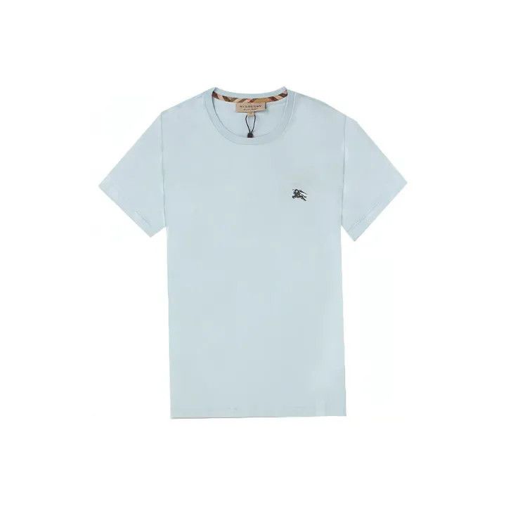 Burberry Burberry Logo Embroidered Casual T-Shirt Size US L / EU 52-54 / 3 - 1 Thumbnail