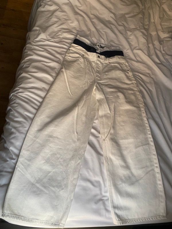 Alexander Wang Alexander Wang Tri-Layer White Jeans Size 30" / US 8 / IT 44 - 2 Thumbnail