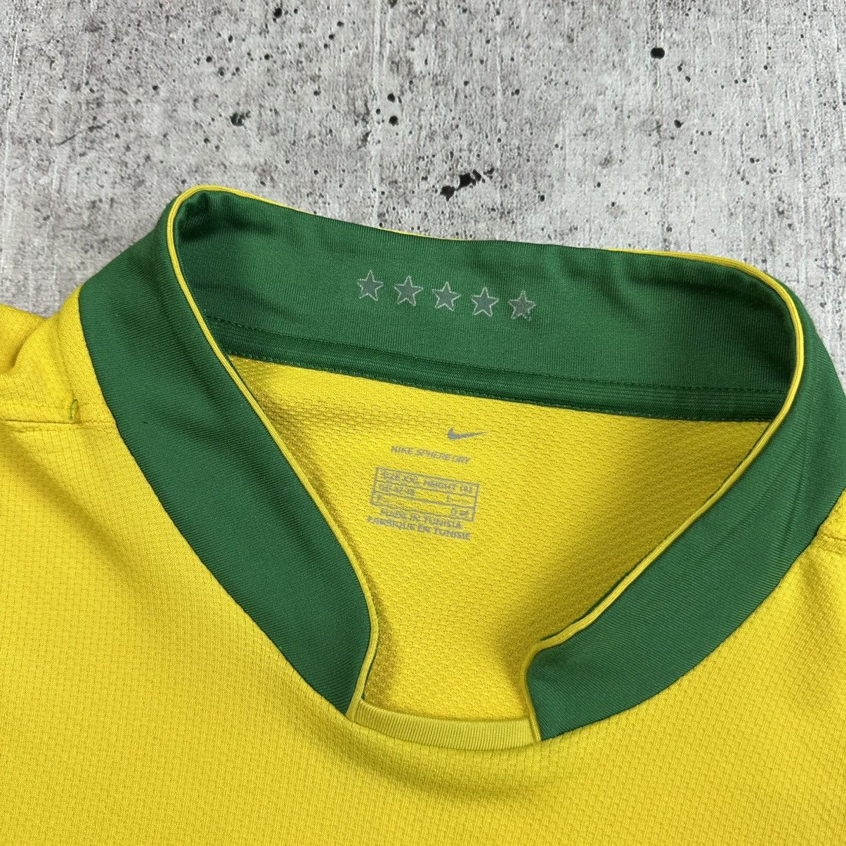 Nike 2006 Nike Brazil National Team Vintage Soccer Jersey Size US XXL / EU 58 / 5 - 8 Thumbnail