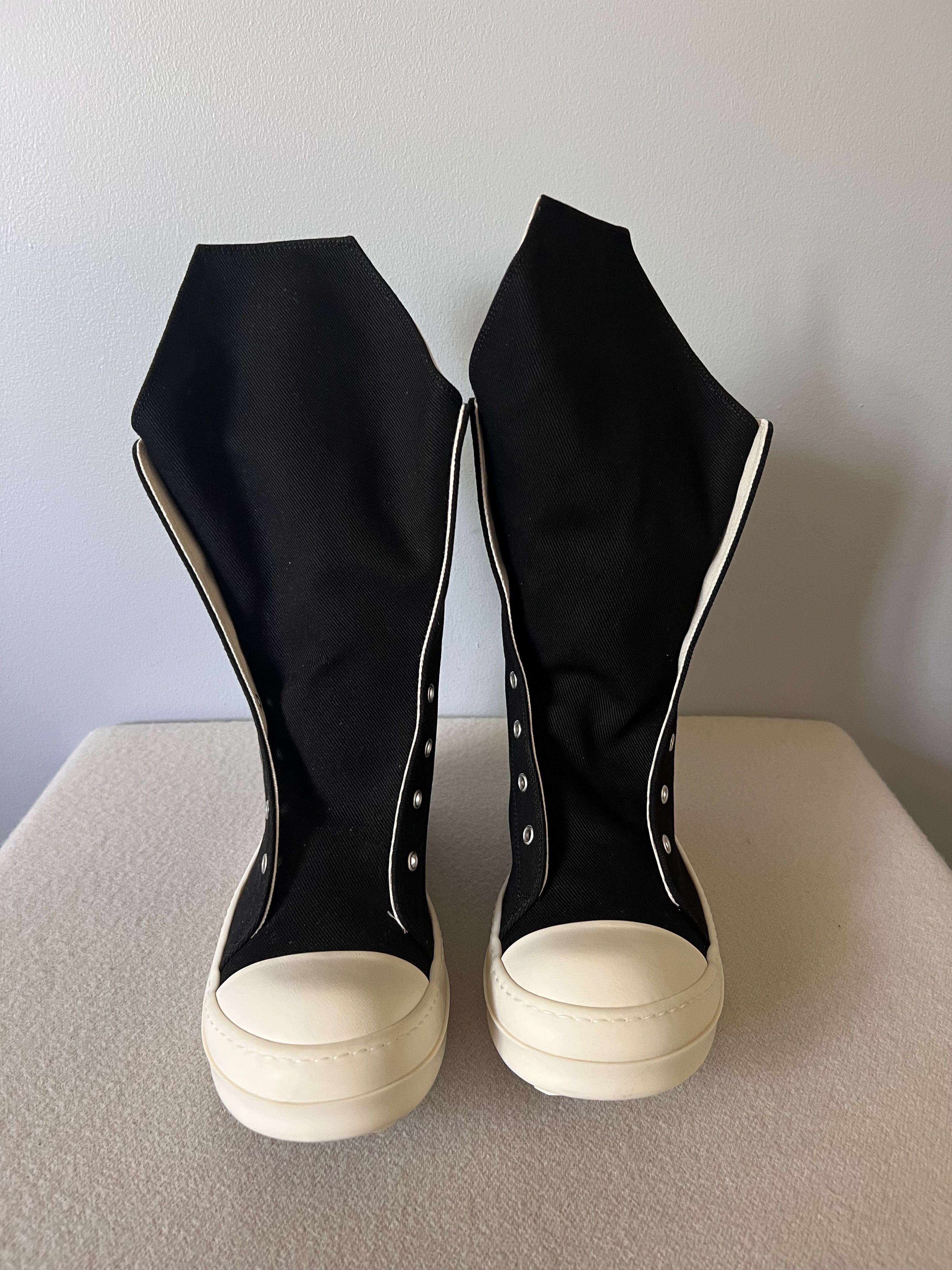 Rick Owens Drkshdw Rick Owens DRKSHDW Ramones Boots in Black Size US 9 / EU 42 - 4 Thumbnail