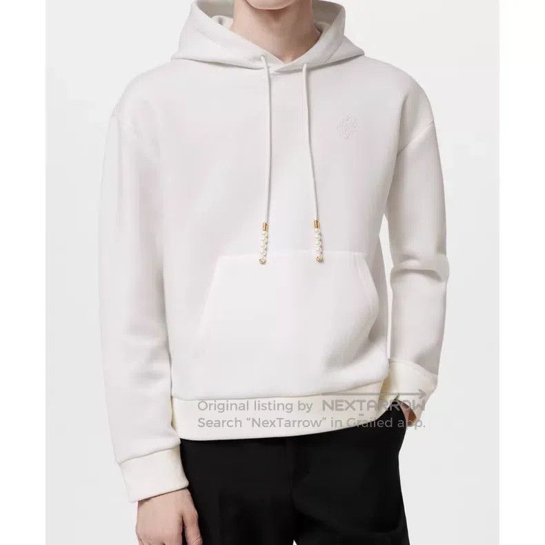 Louis Vuitton Louis Vuitton Hooded sweatshirt with logo embroidered pear Size US L / EU 52-54 / 3 - 7 Thumbnail