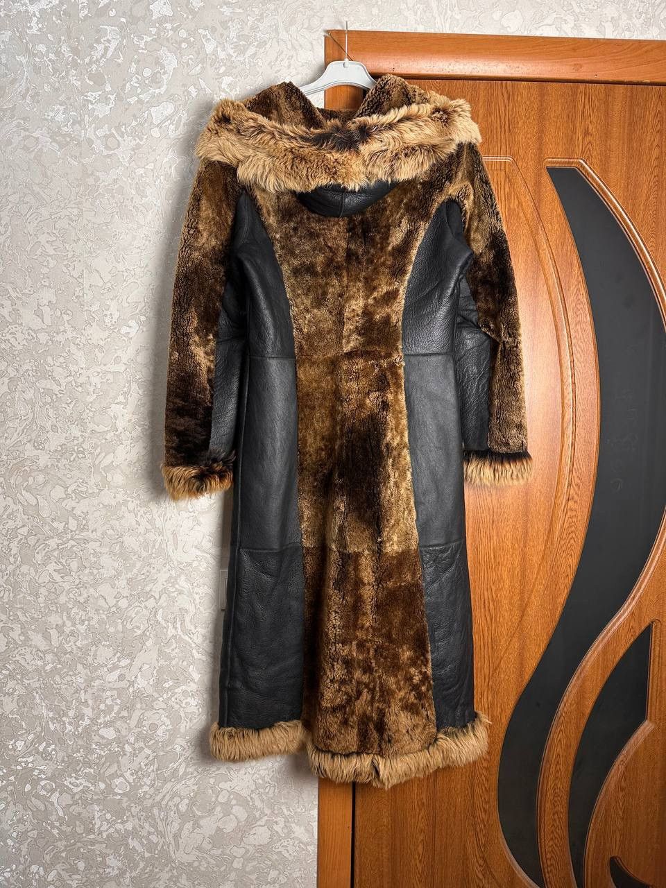 Dolce & Gabbana Archive Shearling Fur Leather Coat Rare