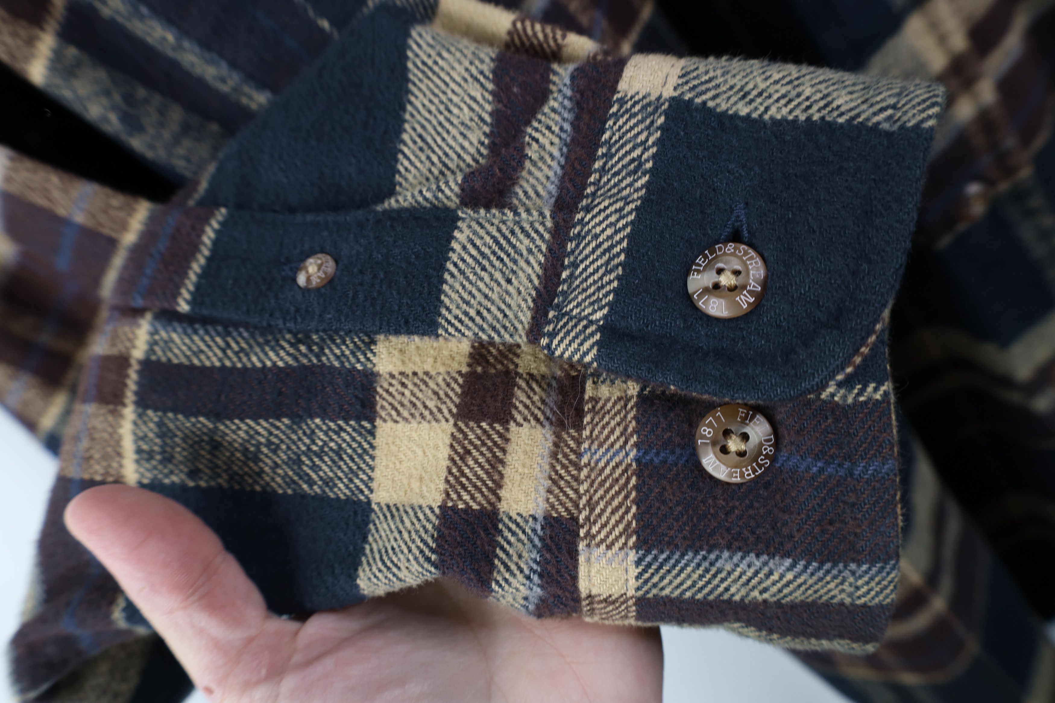 Vintage Vintage 90s Y2K Streetwear Flannel Button Shirt Plaid Size US L / EU 52-54 / 3 - 6 Thumbnail