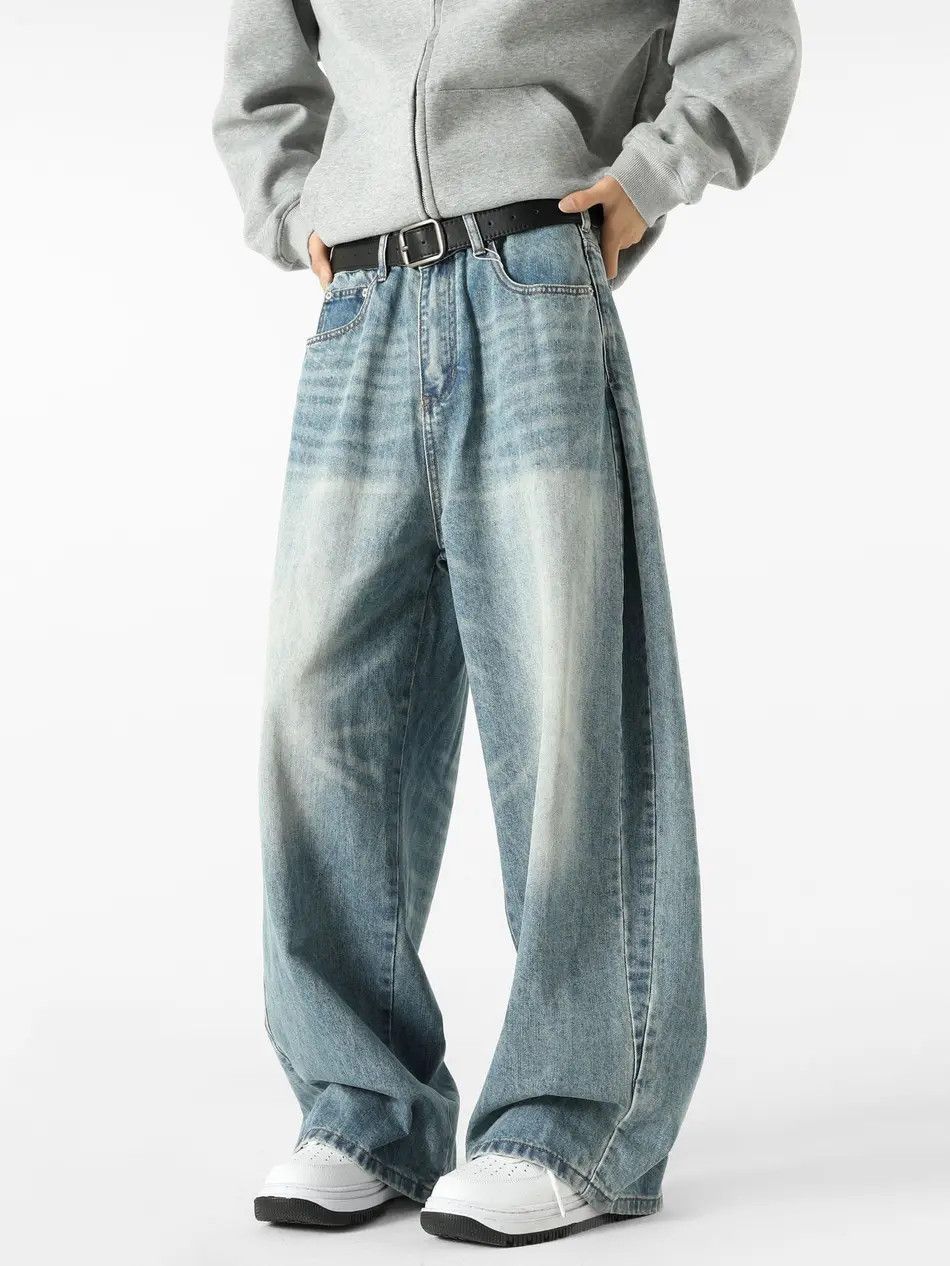 Japanese Brand × Jean Retro loose casual wide leg jeans Size US 32 / EU 48 - 2 Thumbnail