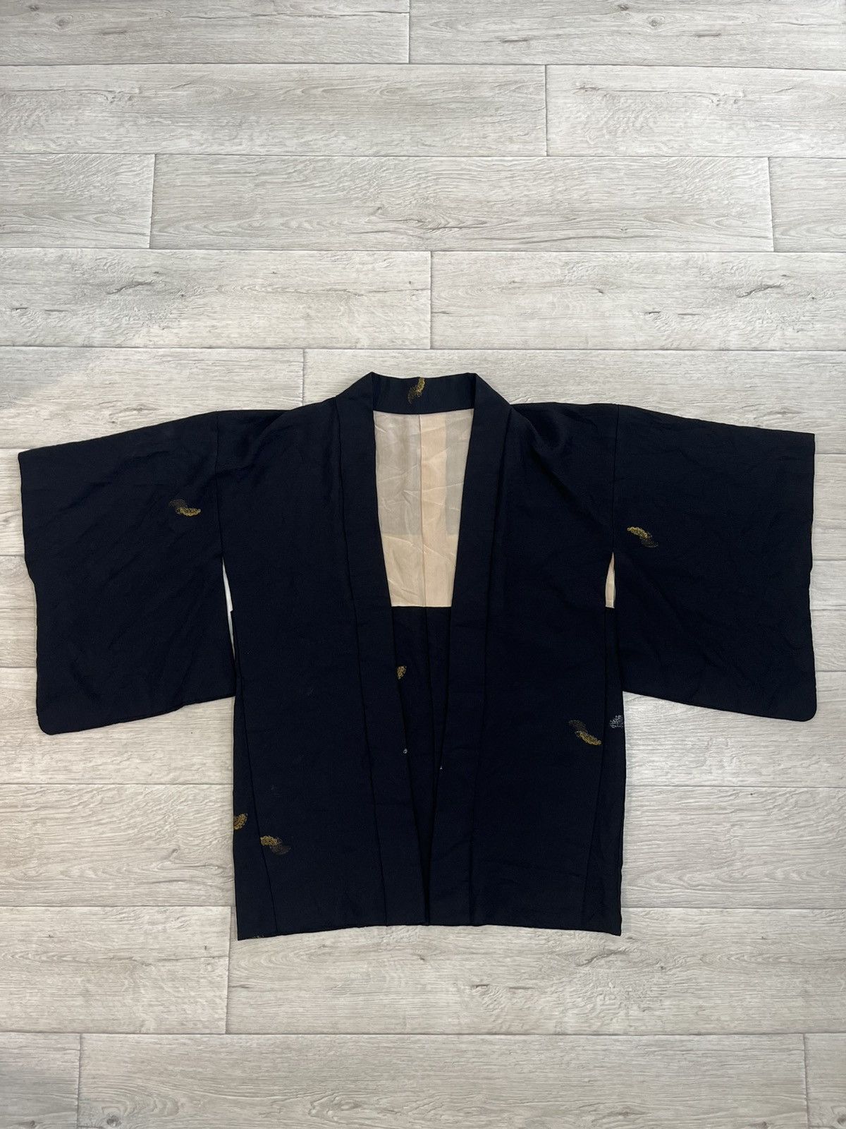 Japanese Brand Vintage kimono haori kamon hanten jinbei Size US L / EU 52-54 / 3 - 1 Thumbnail